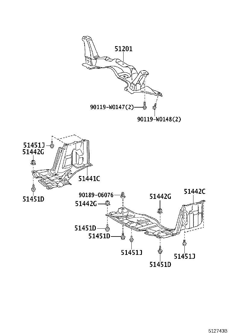 90119-W0089 Toyota Reference Part product image