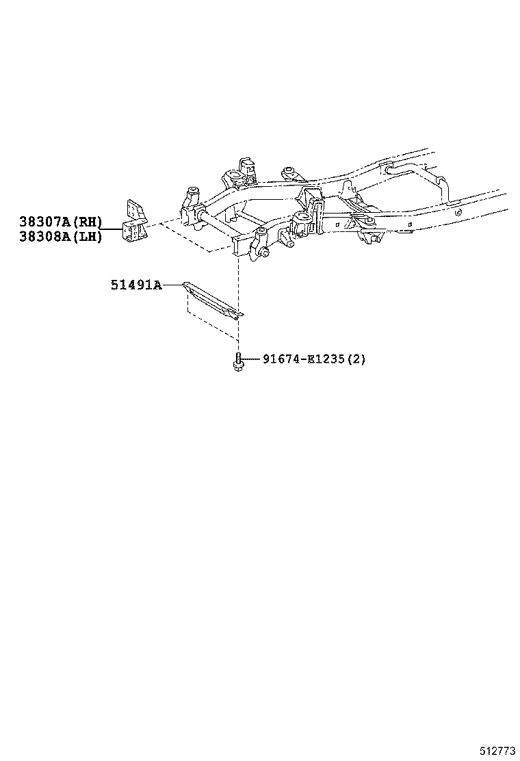 51001-60P40 FRAME SUB-ASSY product image