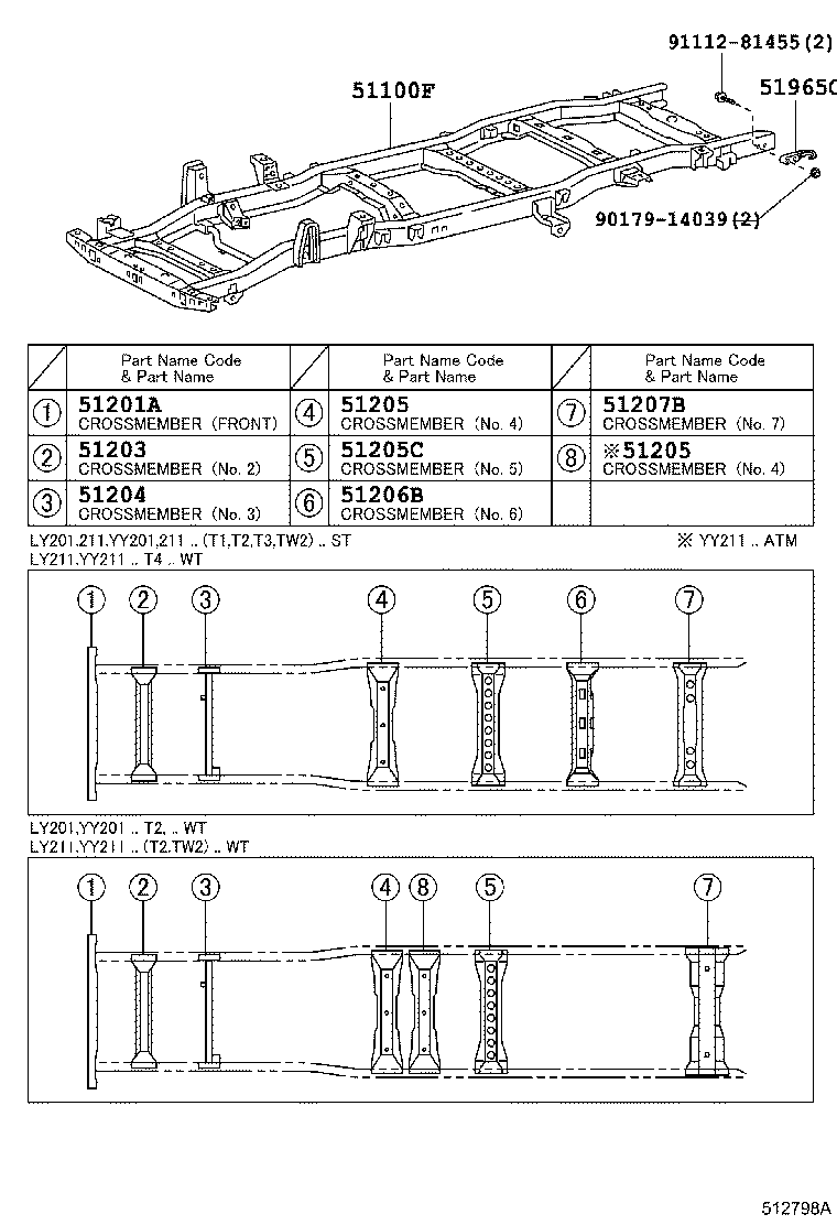 51401-25160 BRACKET SUB-ASSY, ENGINE FRONT MOUNTING, RH product image