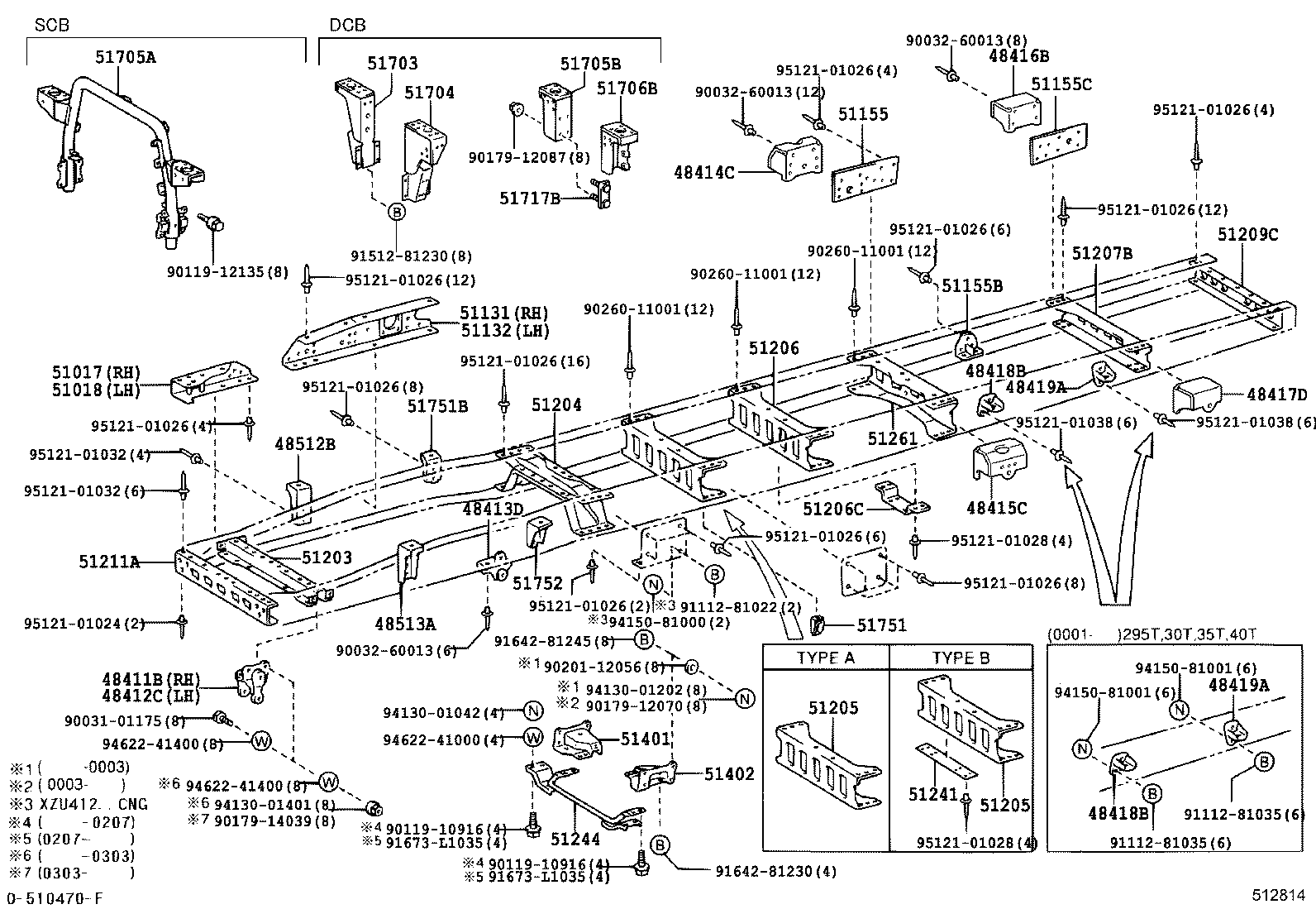 51421-37130 BRACKET SUB-ASSY, ENGINE FRONT MOUNTING, RH product image