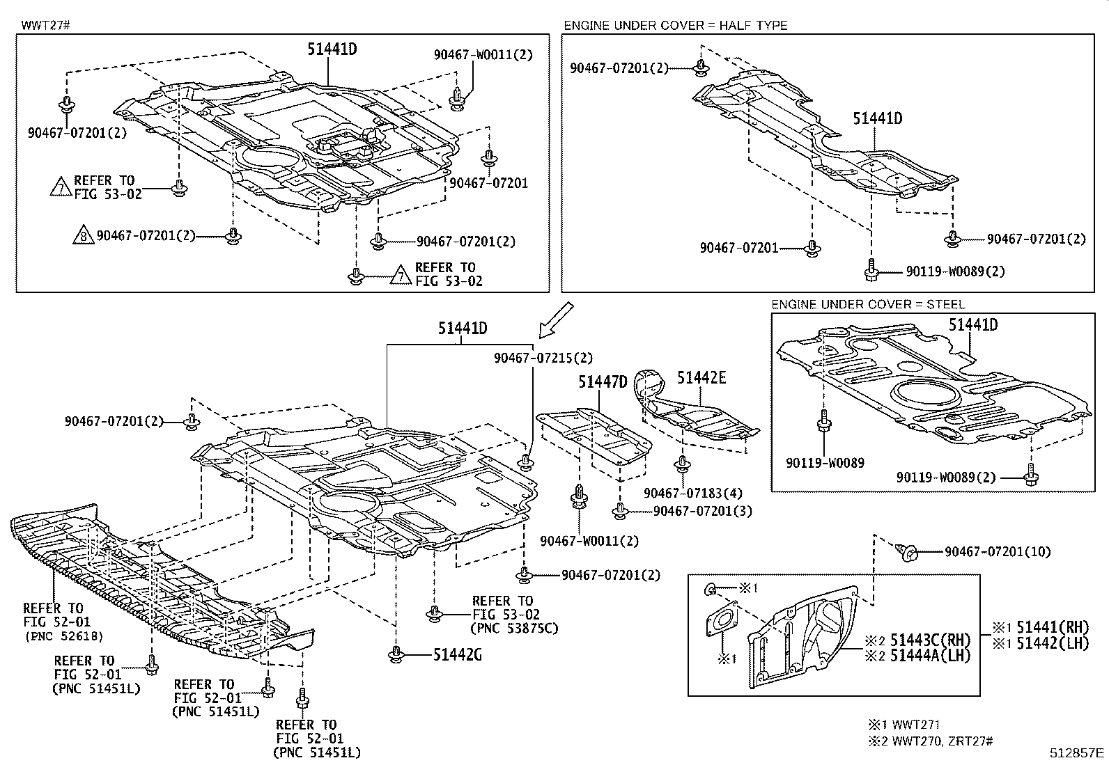 52211-05020 CUSHION, FRONT SUSPENSION MEMBER BODY MOUNTING, FRONT product image