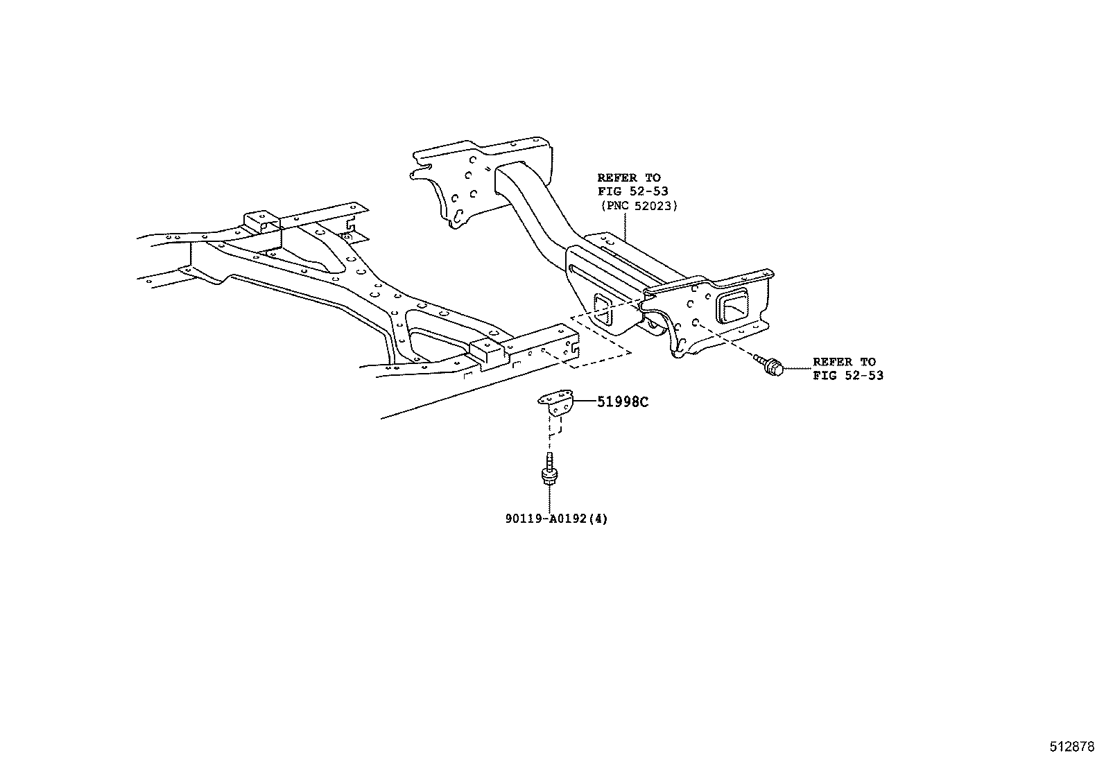 51001-04644 FRAME SUB-ASSY product image