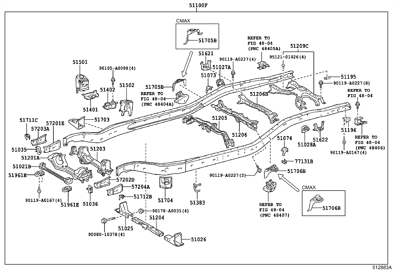 Thumbnail 6 for 51036-0C040