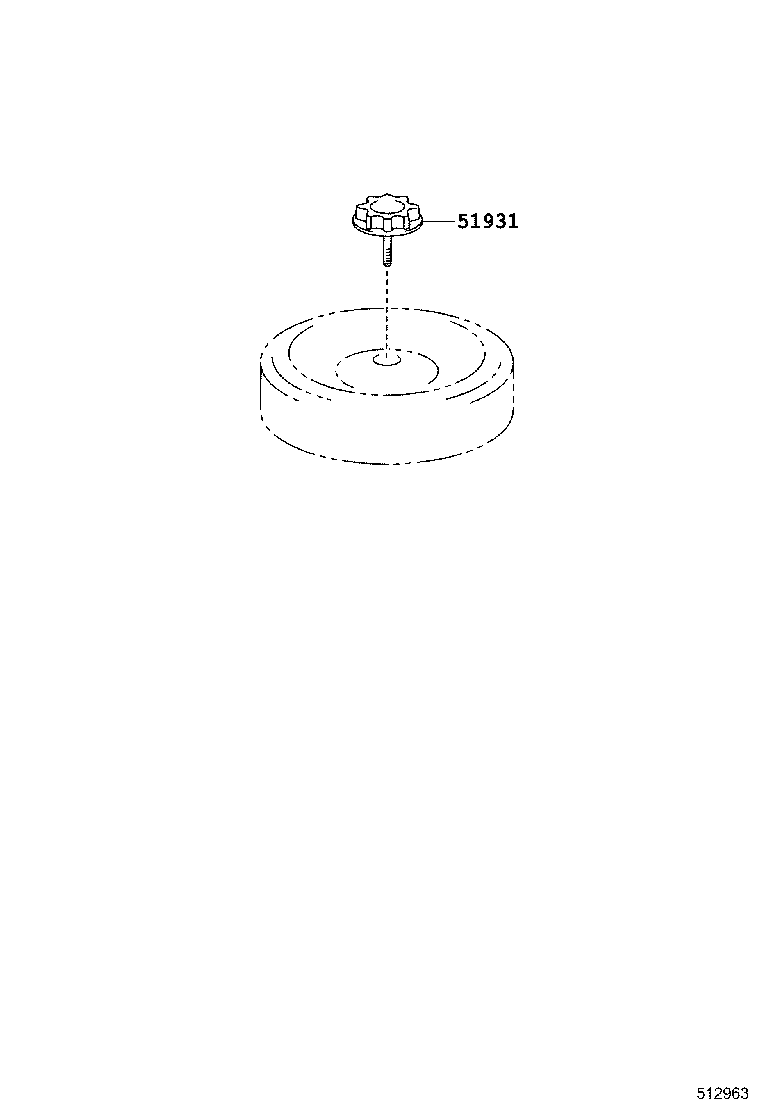 51931-47030 CARRIER, SPARE WHEEL, NO.1 product image