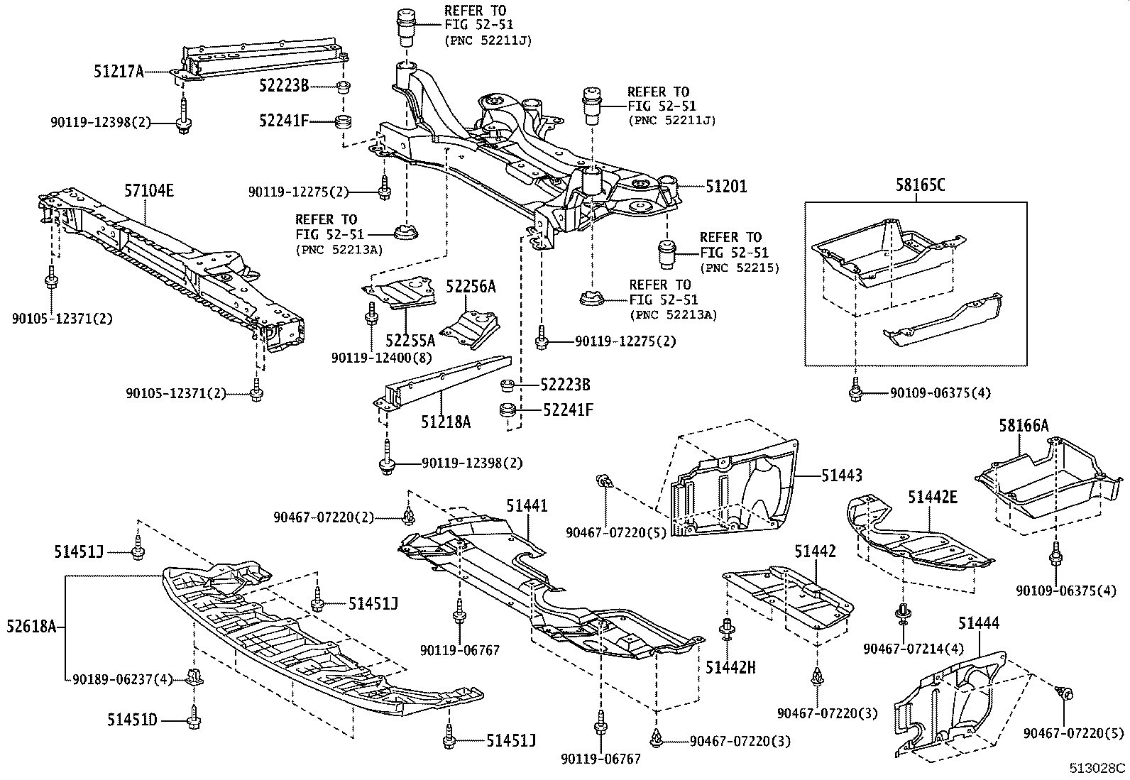 51441-12230 COVER, ENGINE UNDER, NO.1 product image