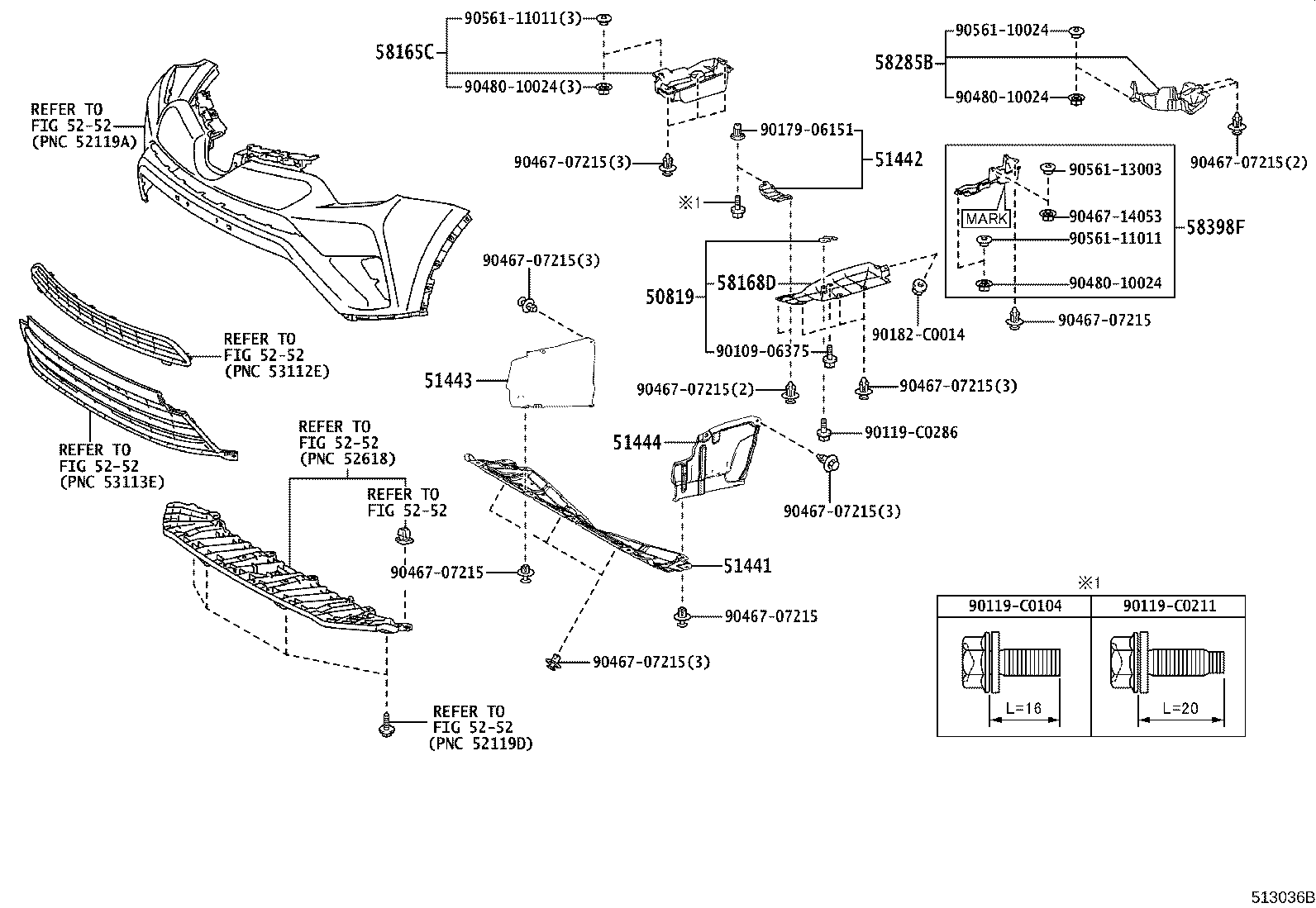 51410-0R070 COVER ASSY, ENGINE UNDER, NO.1 product image