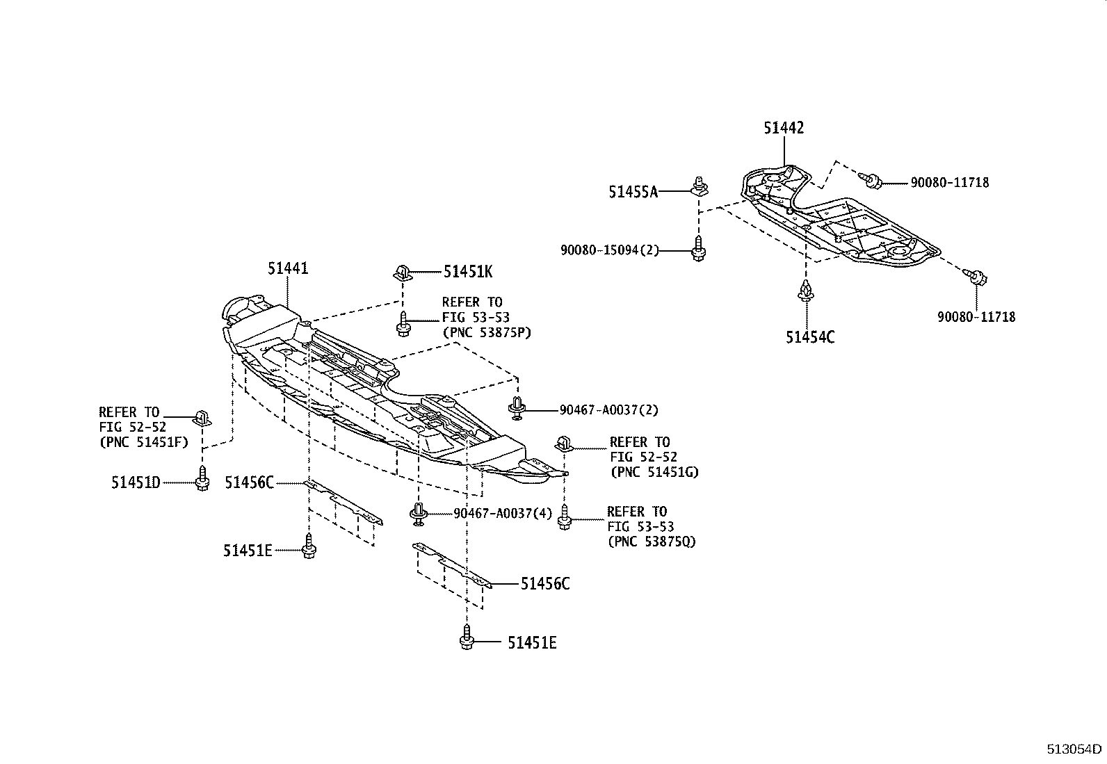 51441-08050 COVER, ENGINE UNDER, NO.1 product image