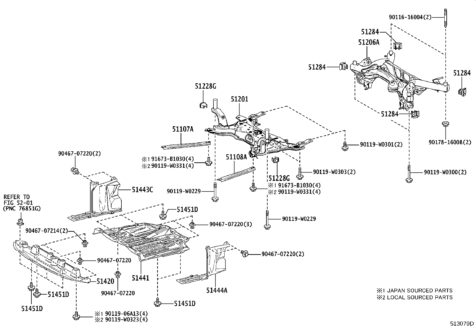 51410-F4020 COVER, ENGINE UNDER, NO.1 product image