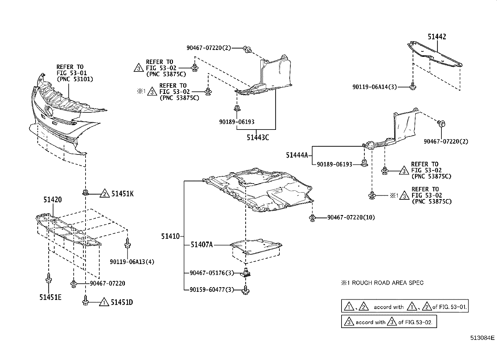 51410-47070 COVER ASSY, ENGINE UNDER, NO.1 product image