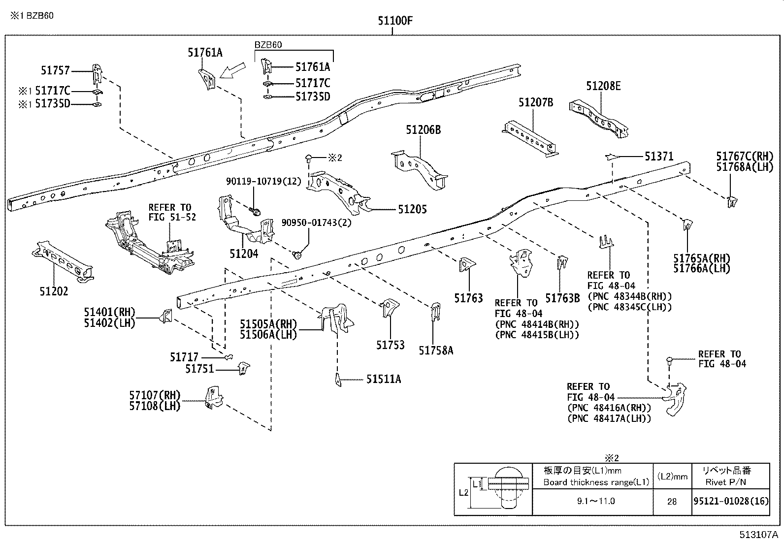 51001-36B31 FRAME SUB-ASSY product image