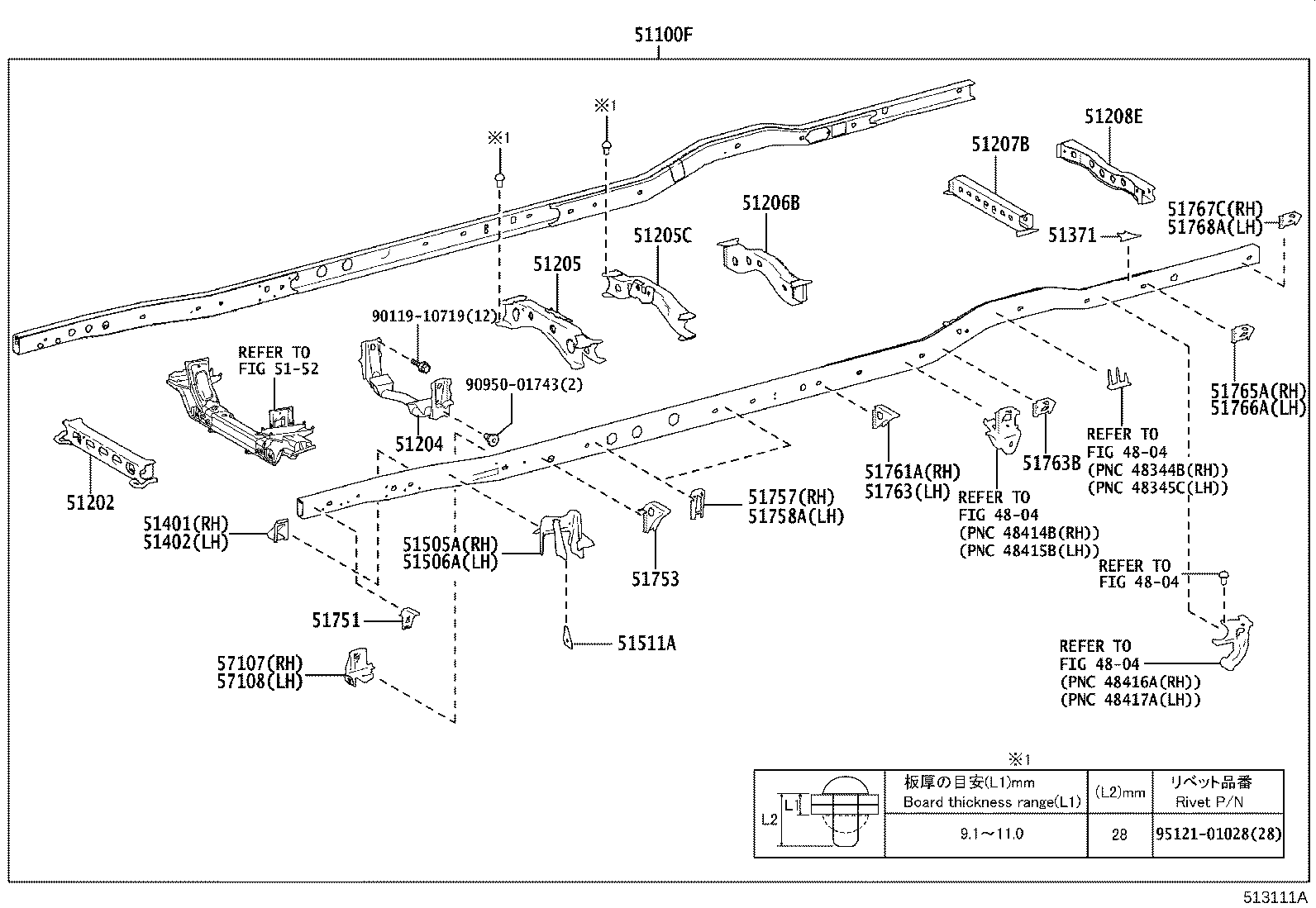 51001-V4060 FRAME SUB-ASSY product image