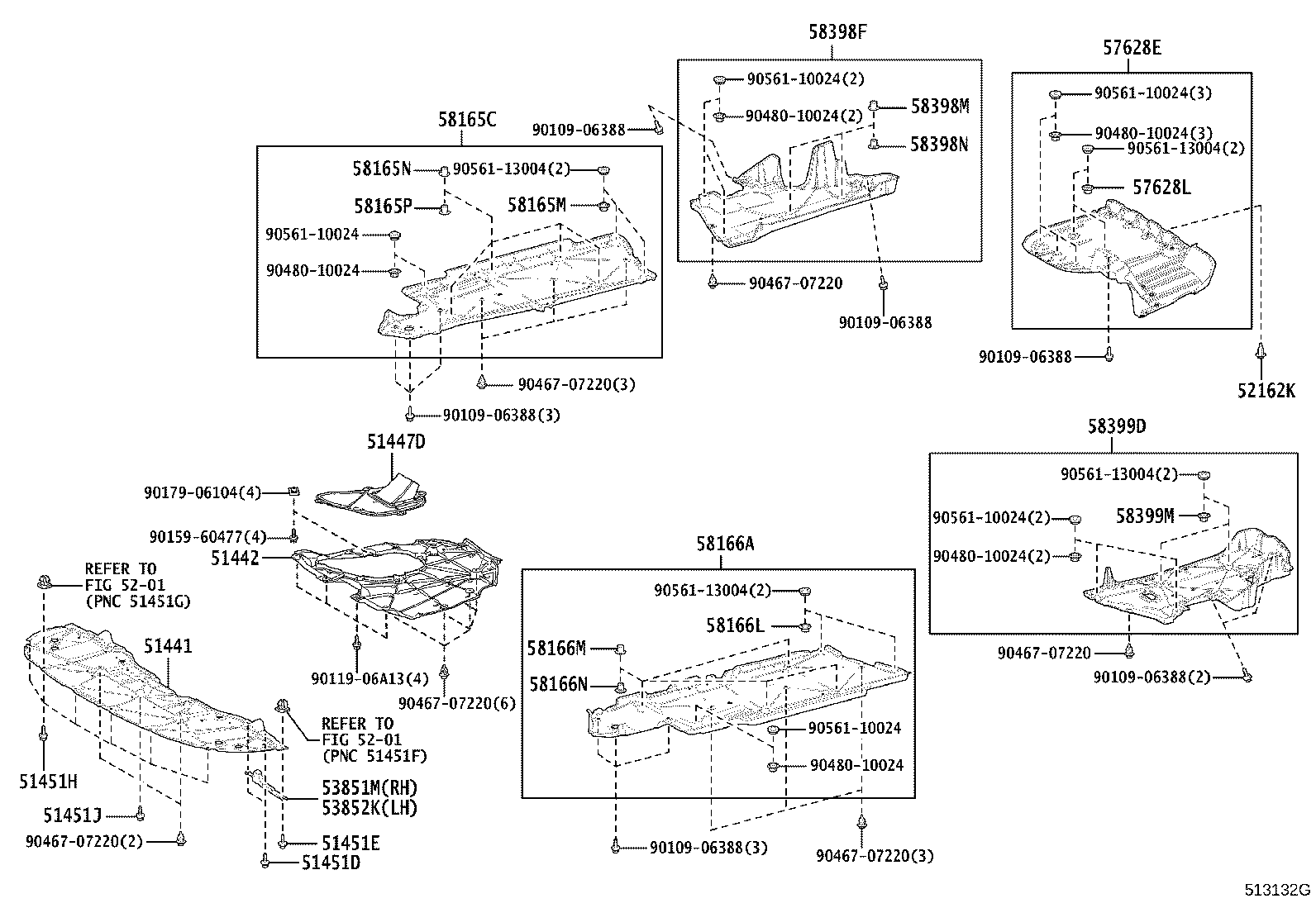 Toyota 51024-33080 BRACKET SUB-ASSY, FRONT SUSPENSION MEMBER, LH