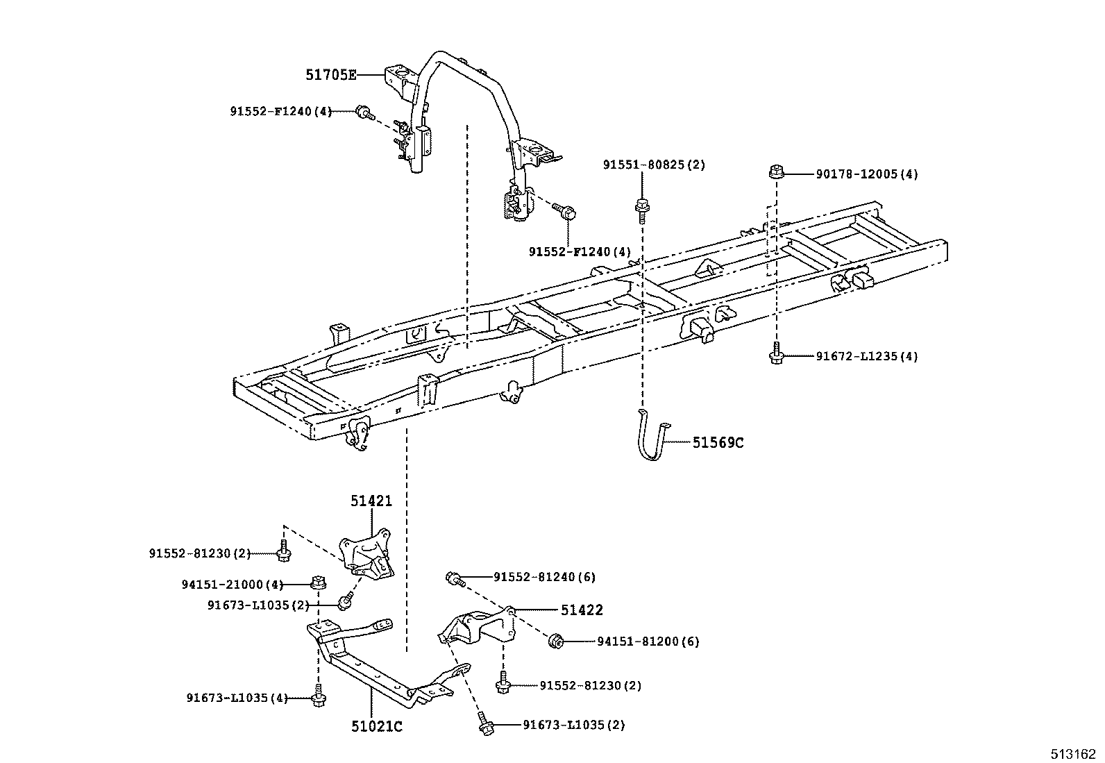 51002-3VB60 FRAME SUB-ASSY product image