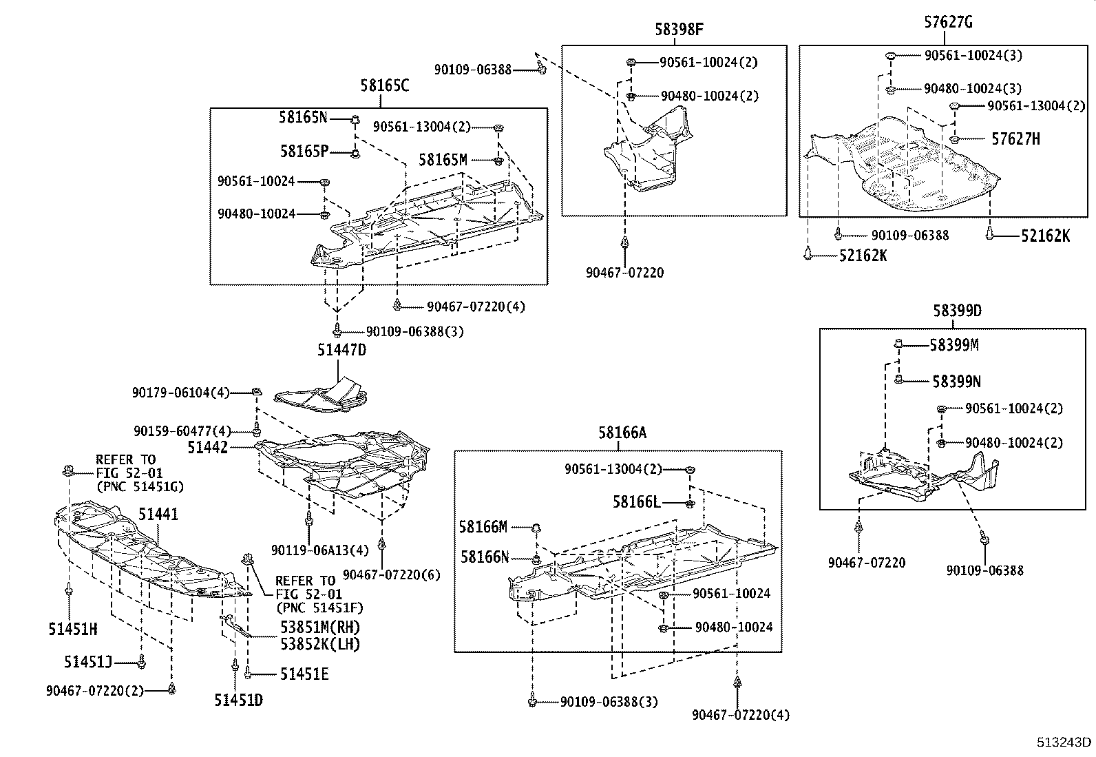 51441-33220 COVER, ENGINE UNDER, NO.1 product image