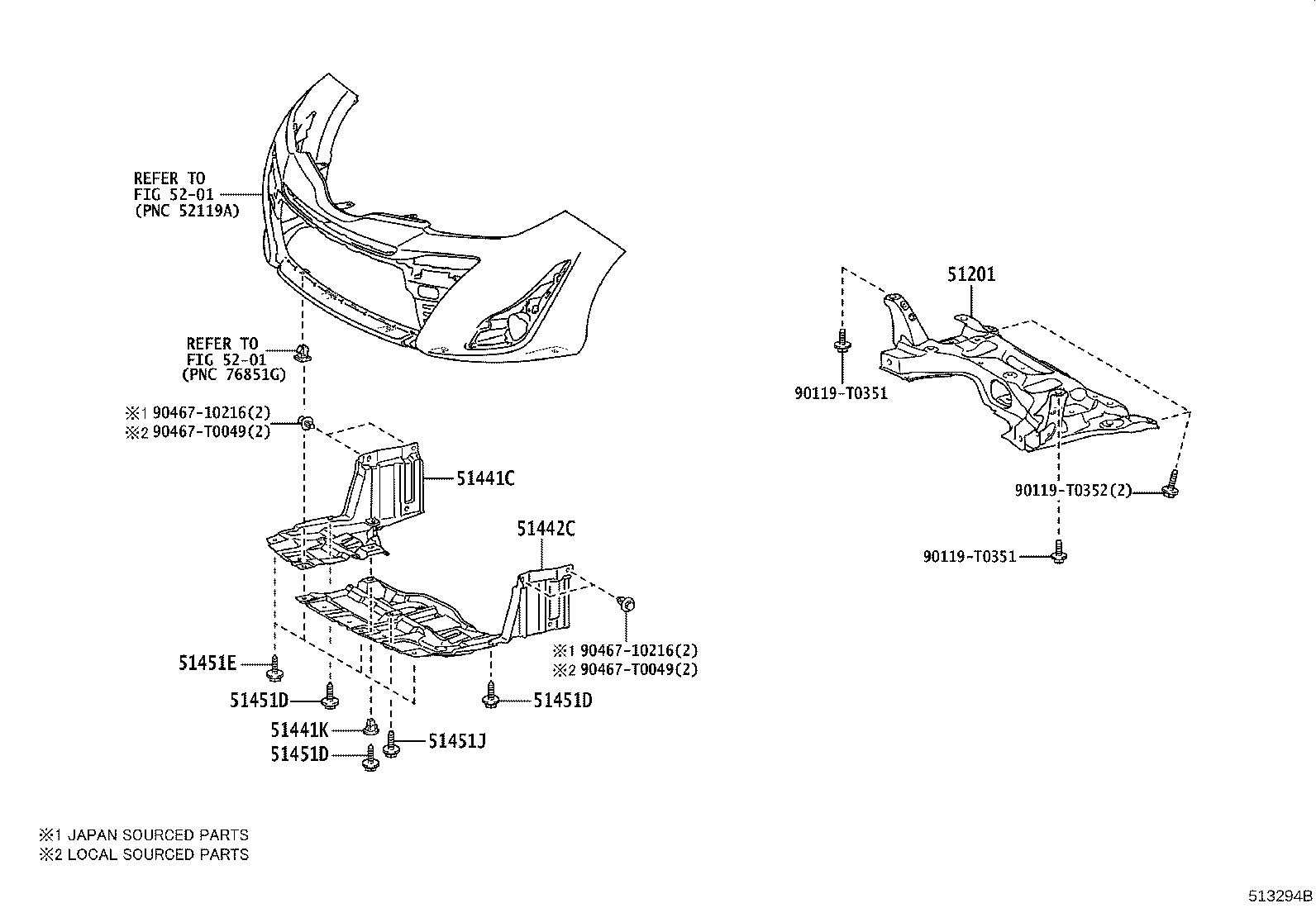 Thumbnail 4 for 51442-0D350
