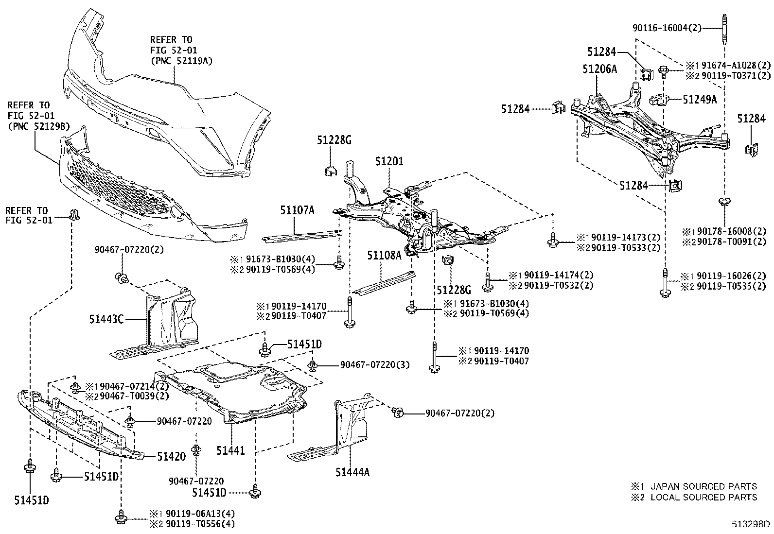 51284-F4020 COVER, REAR SUSPENSION MEMBER HOLE product image