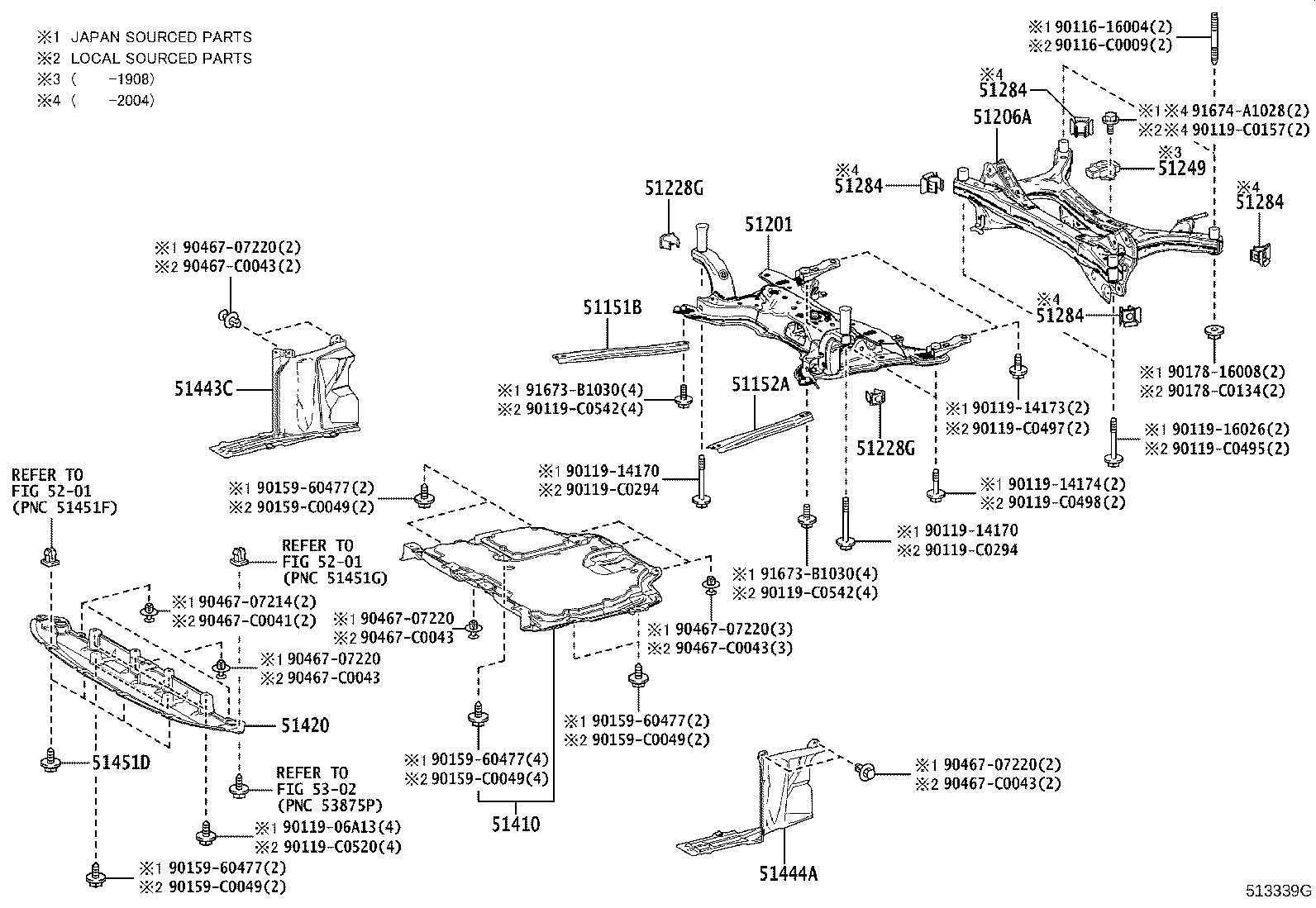 51410-F4060 COVER ASSY, ENGINE UNDER, NO.1 product image