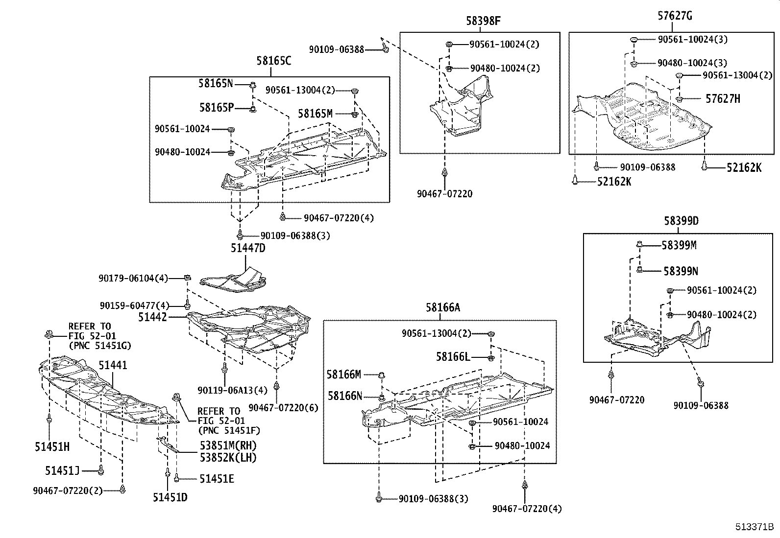 51441-33220 COVER, ENGINE UNDER, NO.1 product image