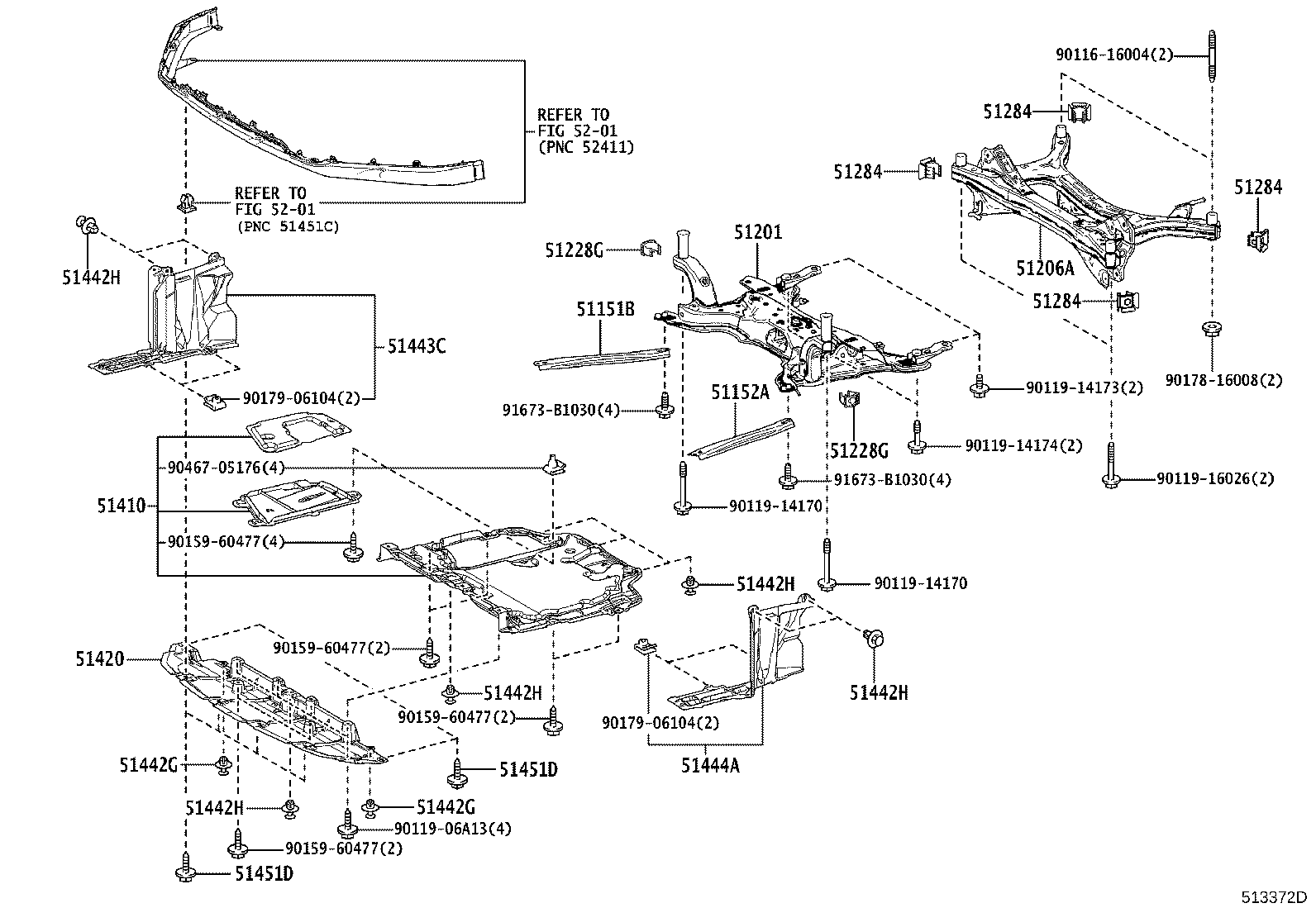 51151-10010 REINFORCEMENT, SIDE RAIL, NO.1 RH product image
