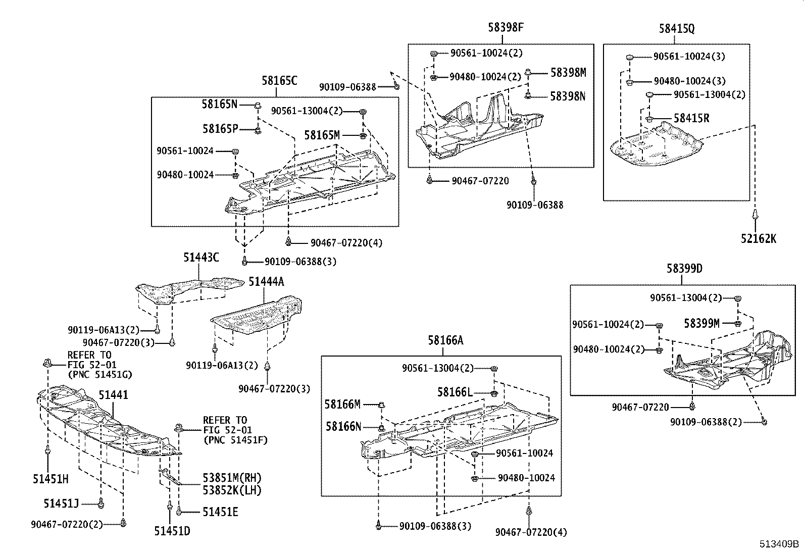 51441-33220 COVER, ENGINE UNDER, NO.1 product image