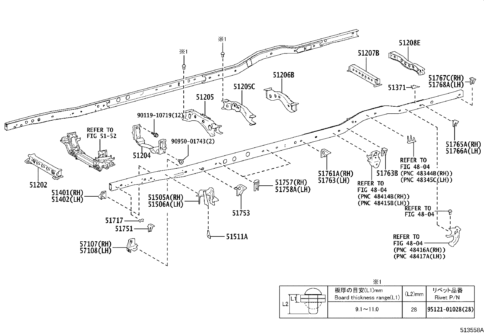 51001-36B31 FRAME SUB-ASSY product image