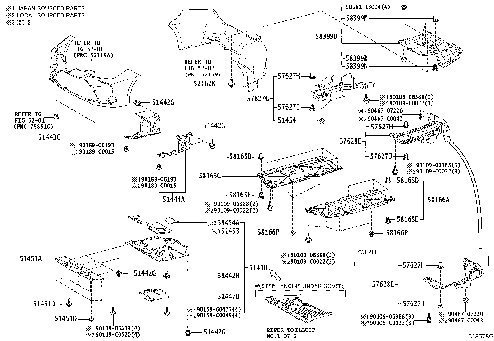 51201-02312 CROSSMEMBER SUB-ASSY, FRAME, FRONT product image