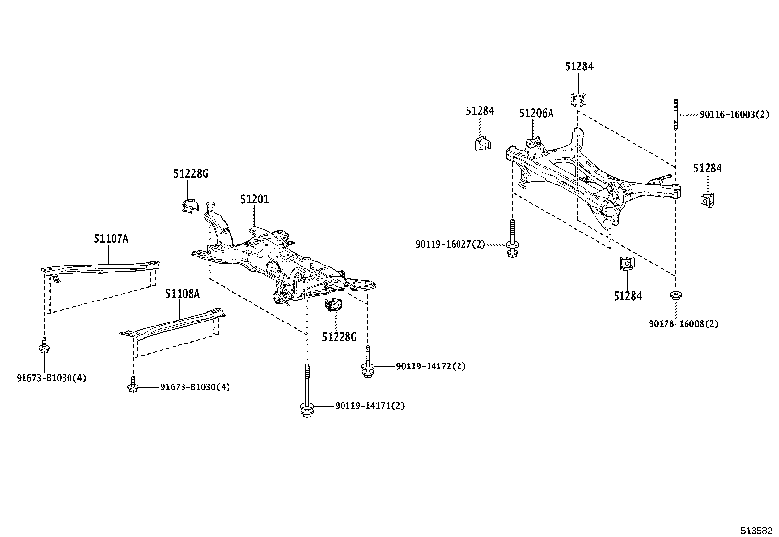 51447-12121 COVER, ENGINE UNDER, NO.4 CENTER product image
