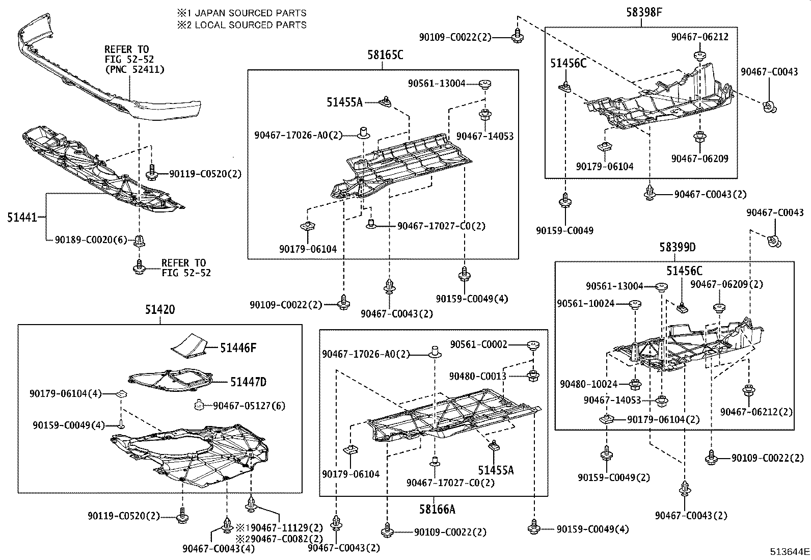 51206-0R070 MEMBER SUB-ASSY, REAR SUSPENSION product image