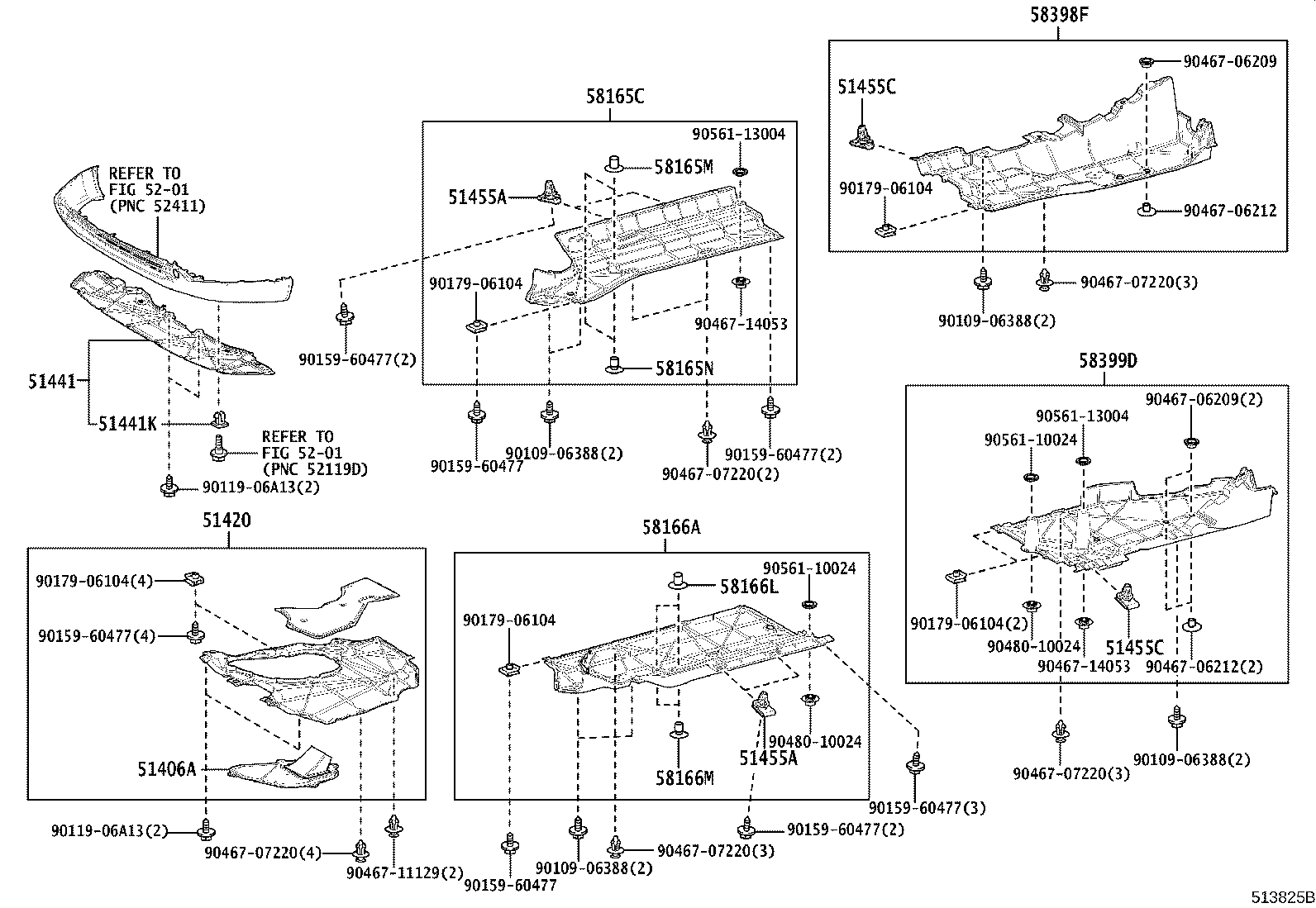 51441-48160 COVER, ENGINE UNDER, NO.1 product image