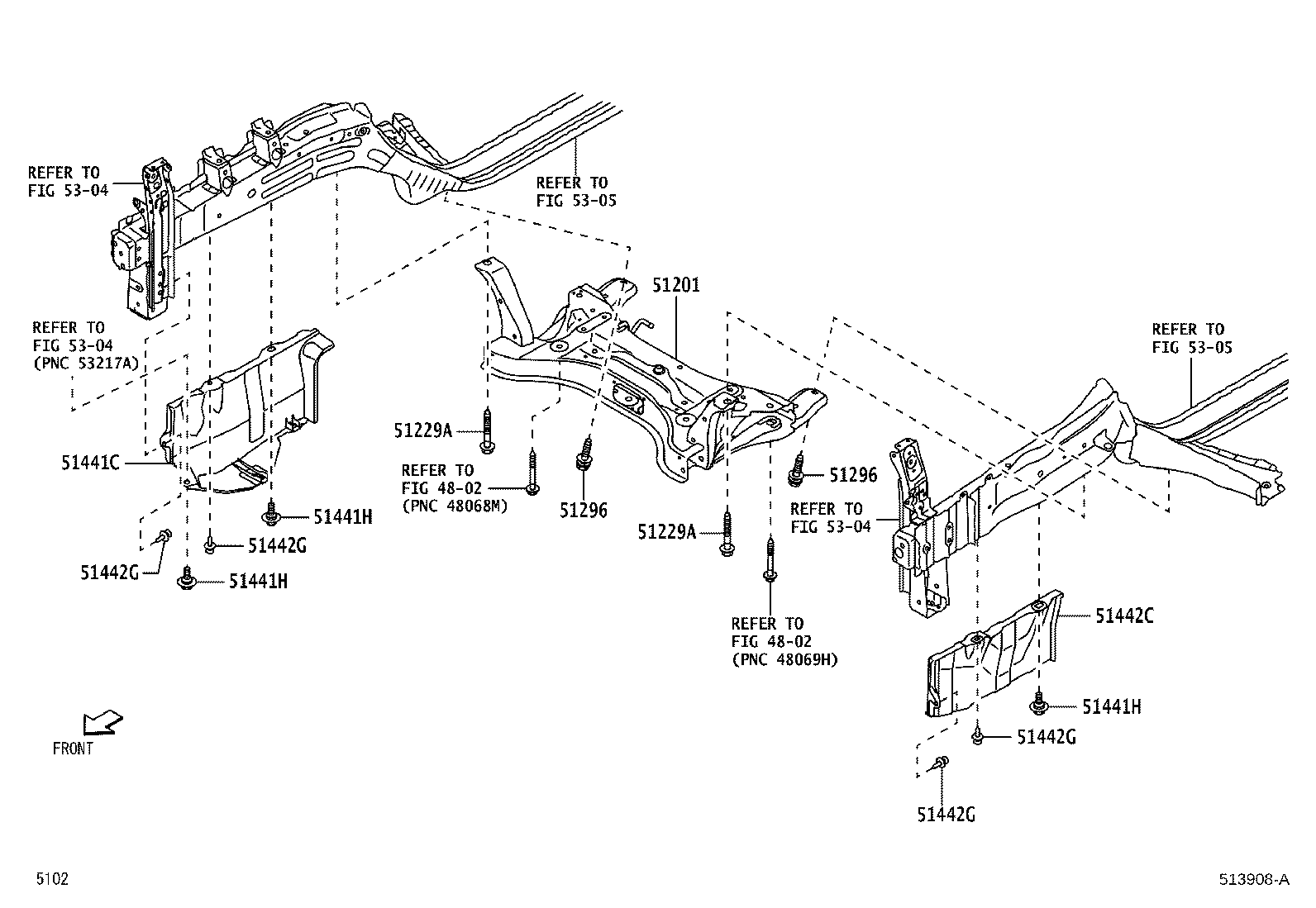 90041-05594 BOLT, FRONT SUSPENSION MEMBER MOUNTING product image