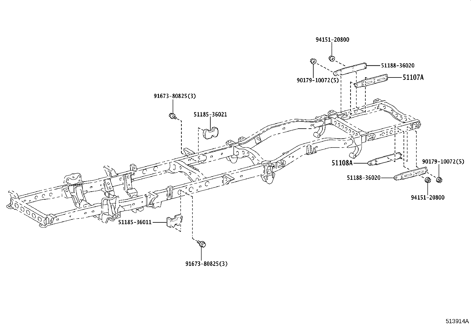51001-36B31 FRAME SUB-ASSY product image