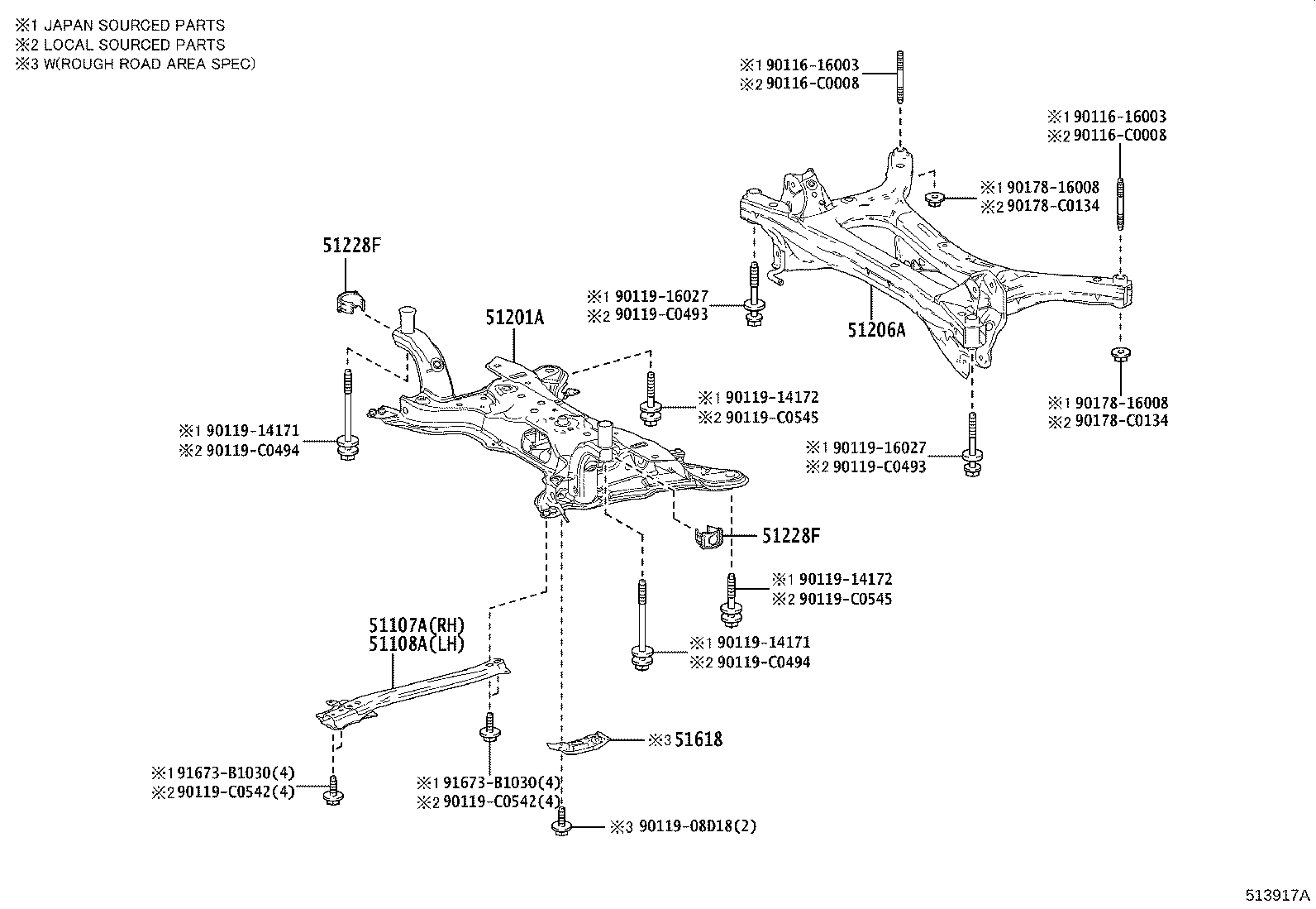 51410-02280 COVER ASSY, ENGINE UNDER, NO.1 product image