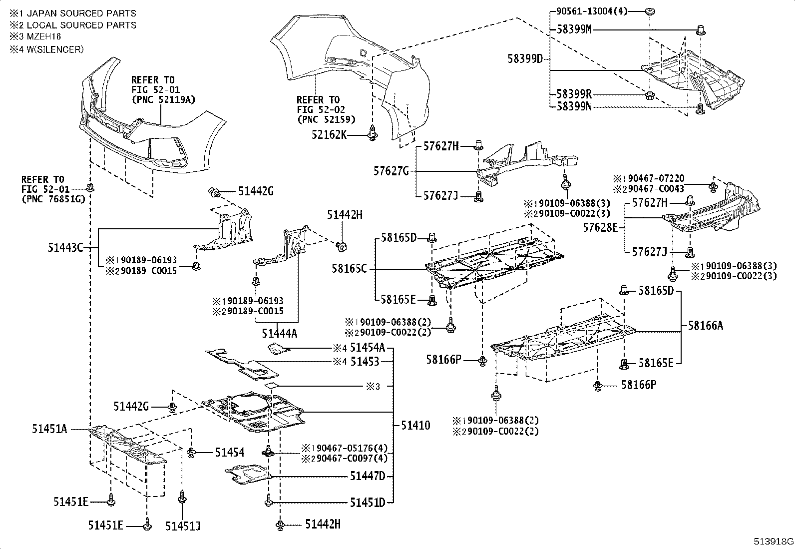 51410-02280 COVER ASSY, ENGINE UNDER, NO.1 product image