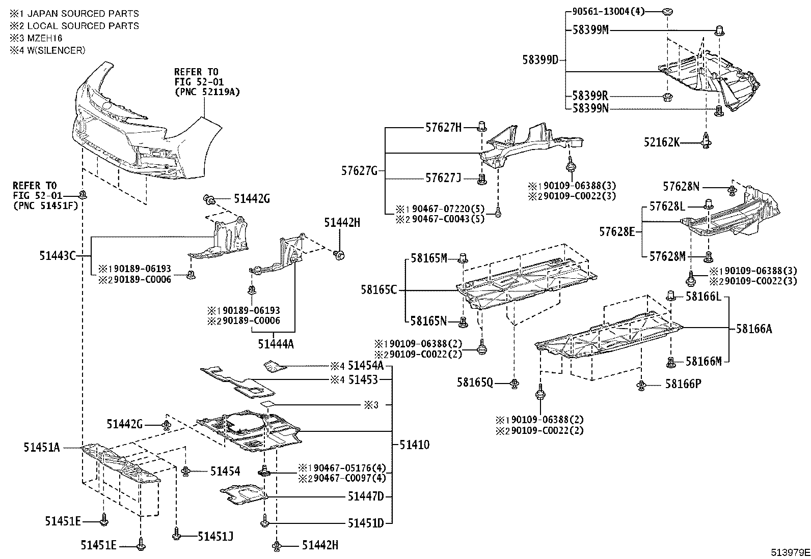 51410-02300 COVER ASSY, ENGINE UNDER, NO.1 product image