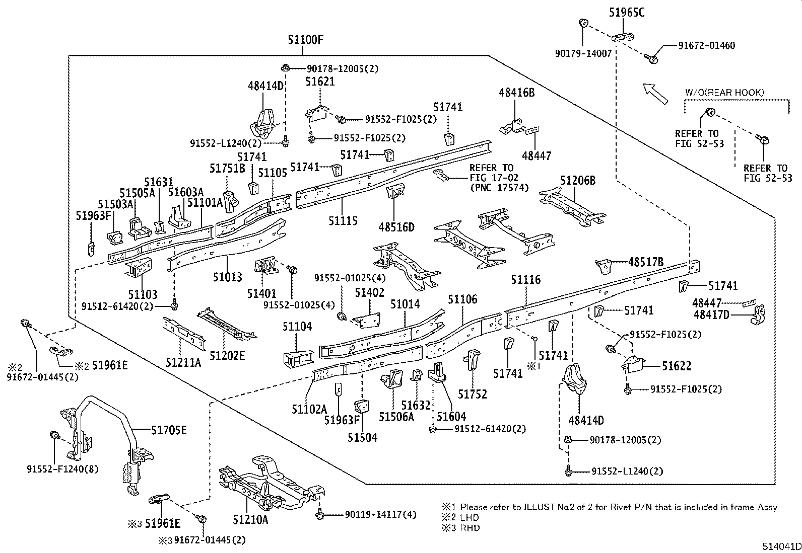 48416-25150 BRACKET, SPRING, NO.4 RH product image