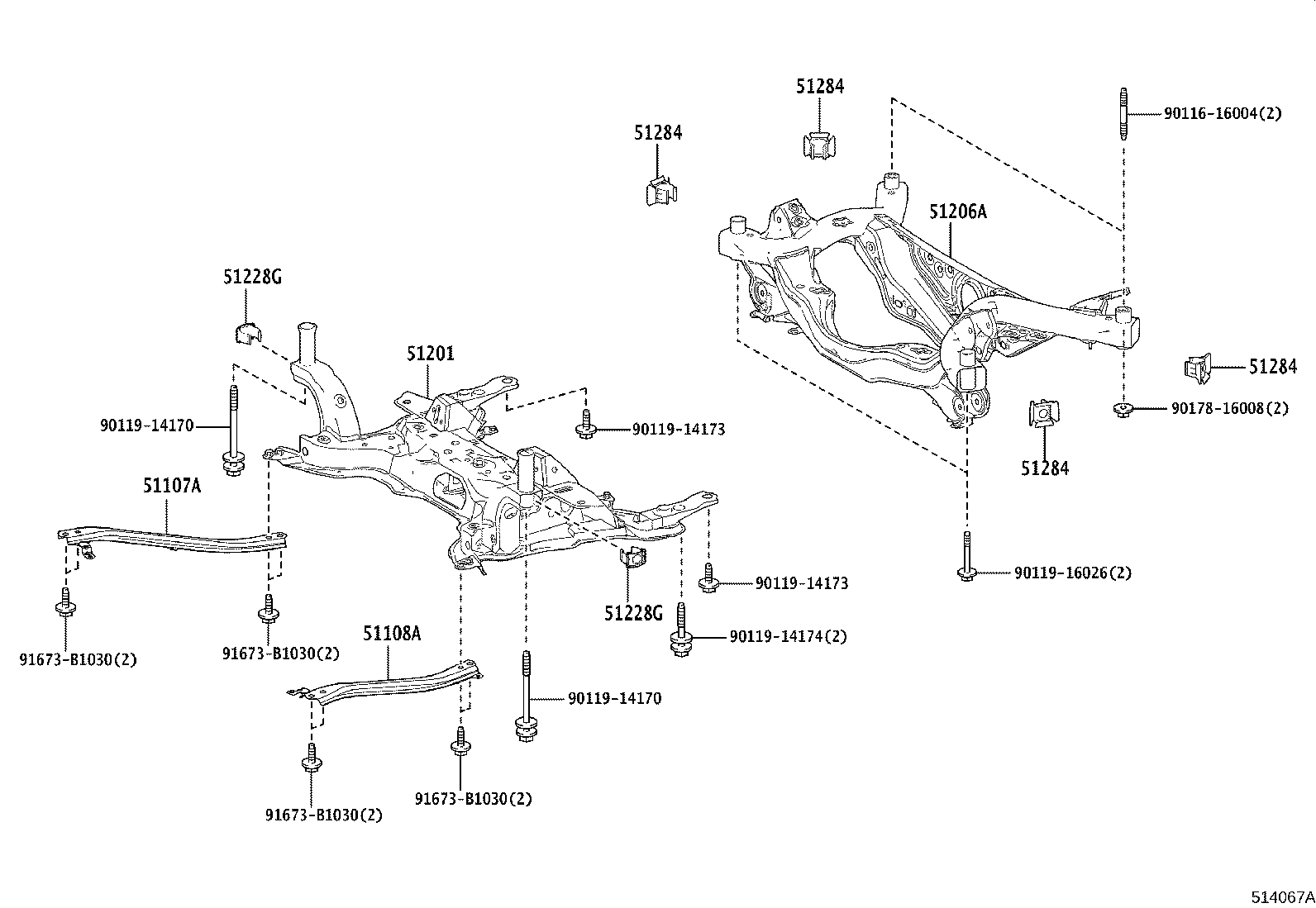 51420-16010 COVER ASSY, ENGINE UNDER, NO.2 product image