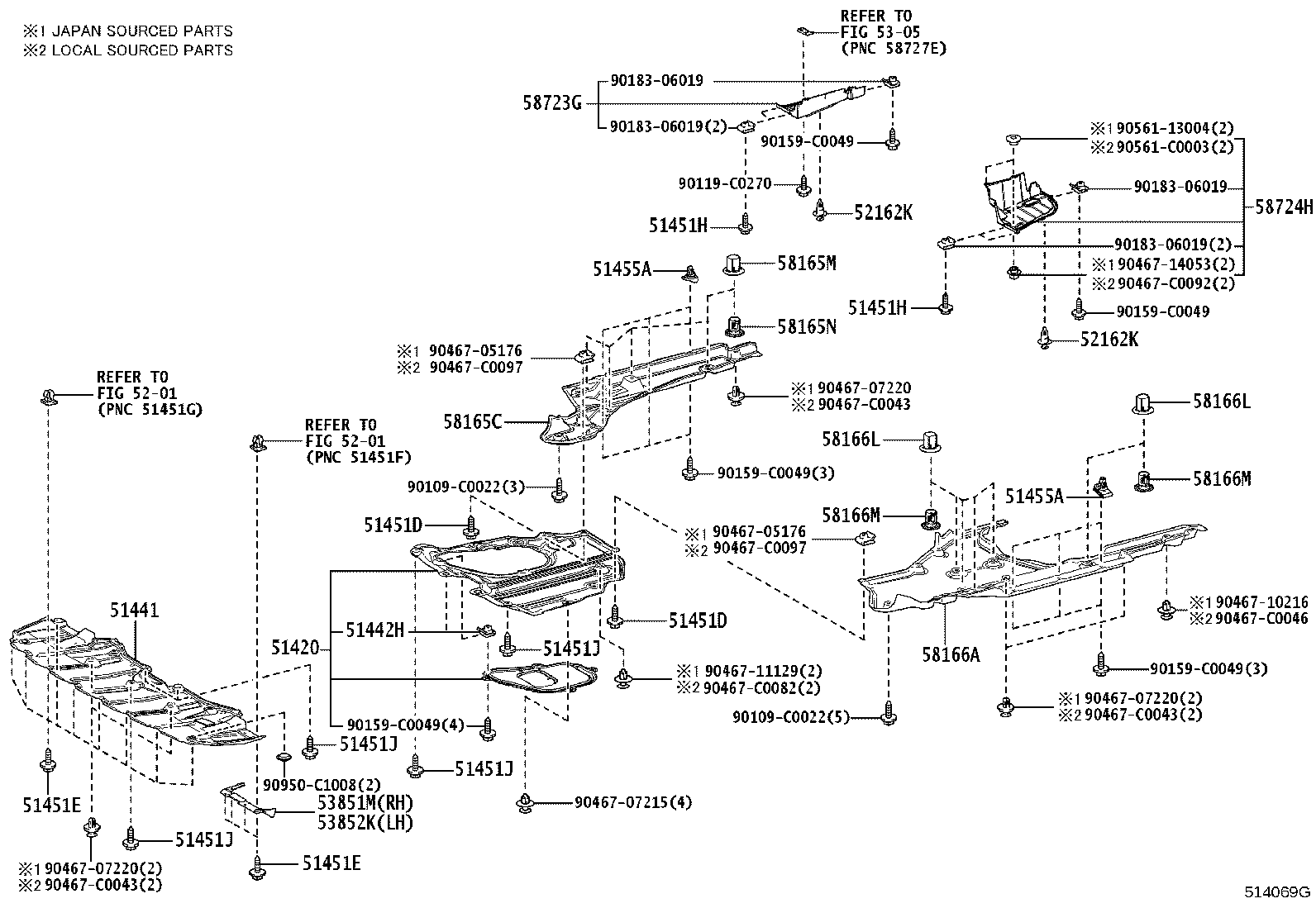 51206-0E210 MEMBER SUB-ASSY, REAR SUSPENSION product image