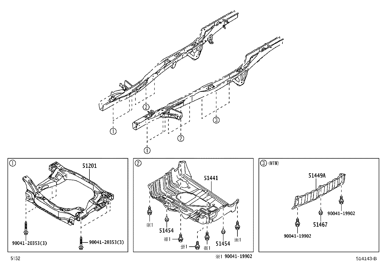 51441-B5060 COVER, ENGINE UNDER, NO.1 product image