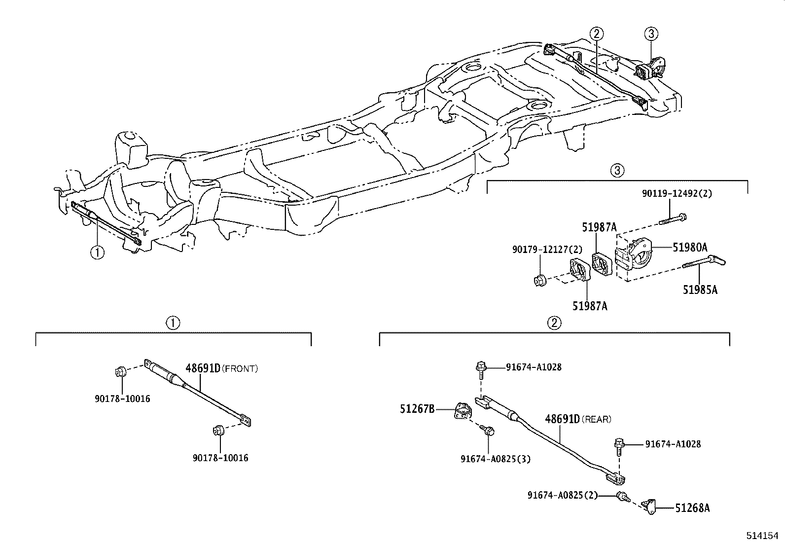 51001-6AS40 FRAME SUB-ASSY product image