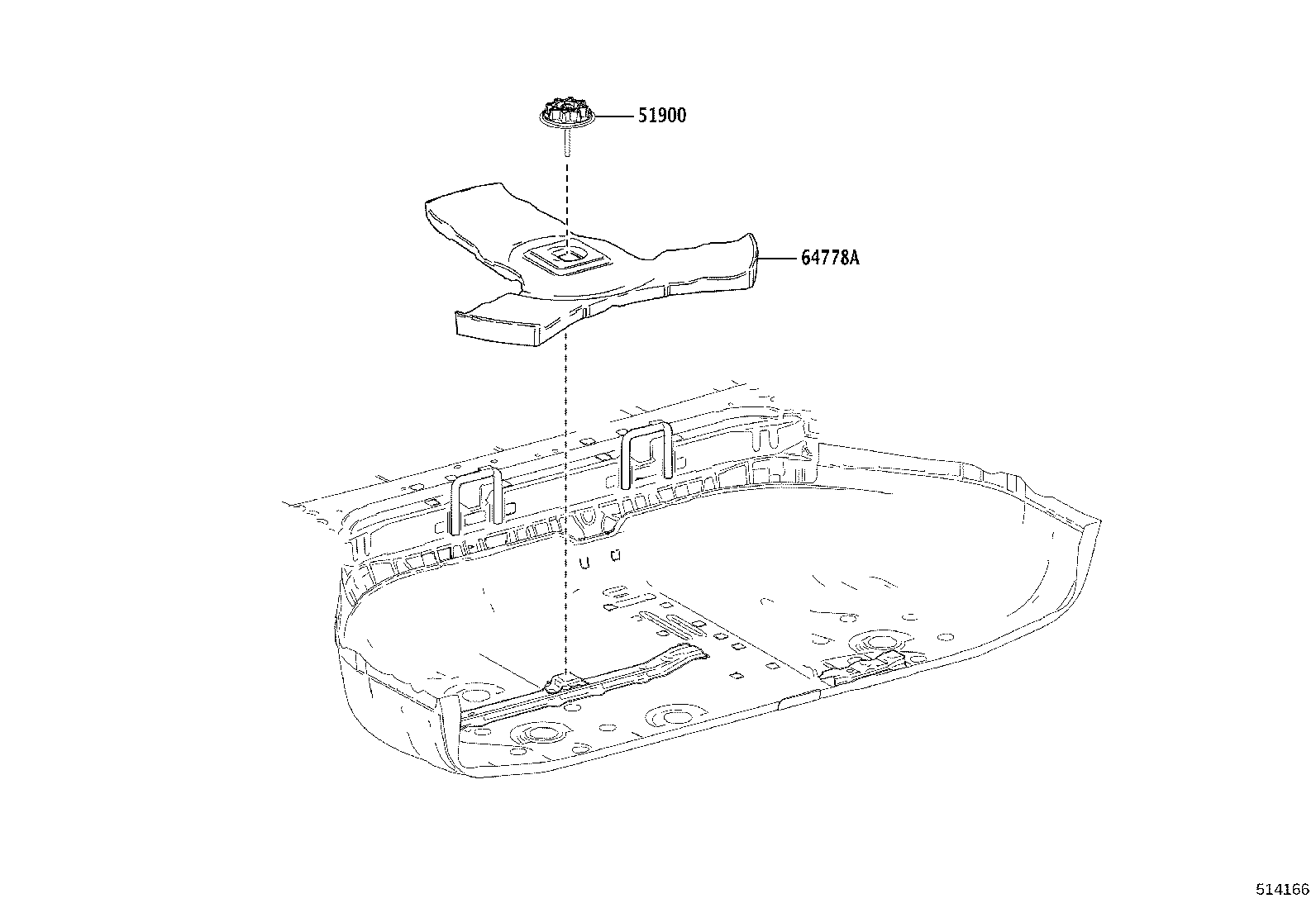 64778-28041 PROTECTOR, SPARE WHEEL product image