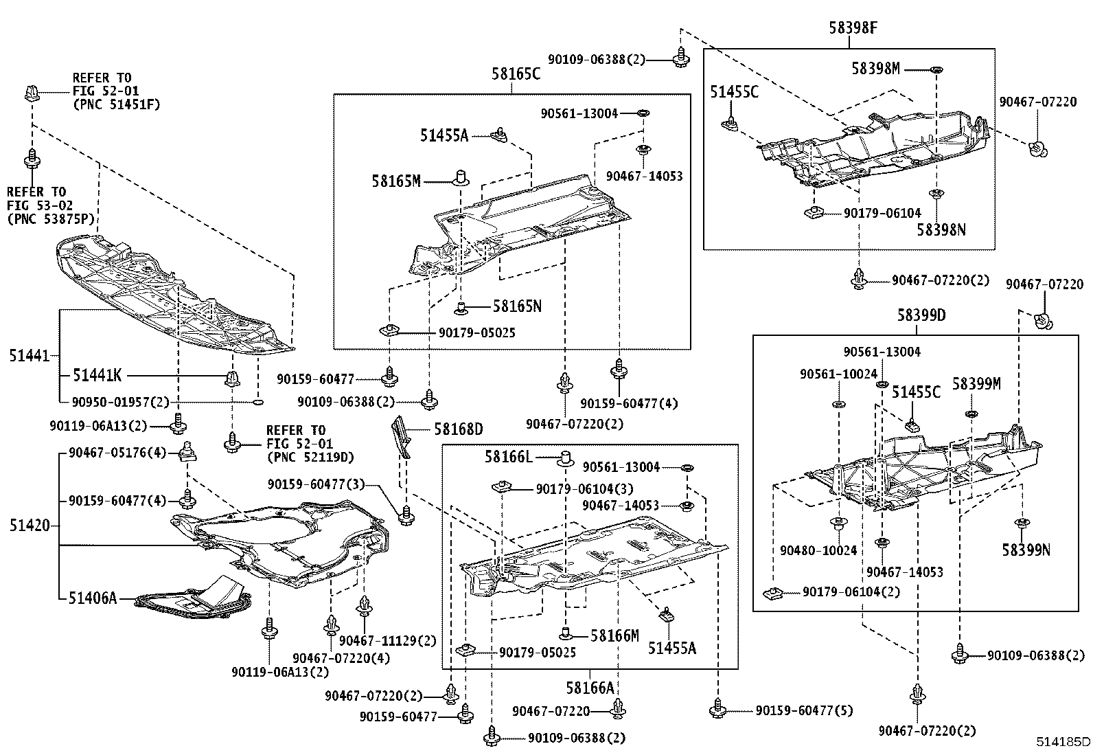 58166-48070 COVER, FRONT FLOOR, LH product image