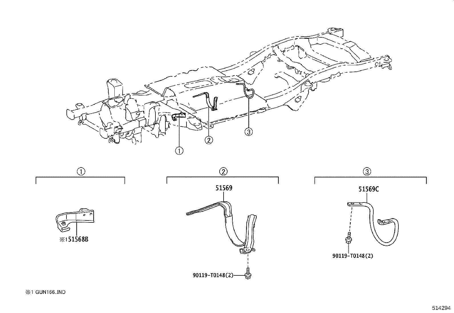 51001-KK503 FRAME SUB-ASSY product image