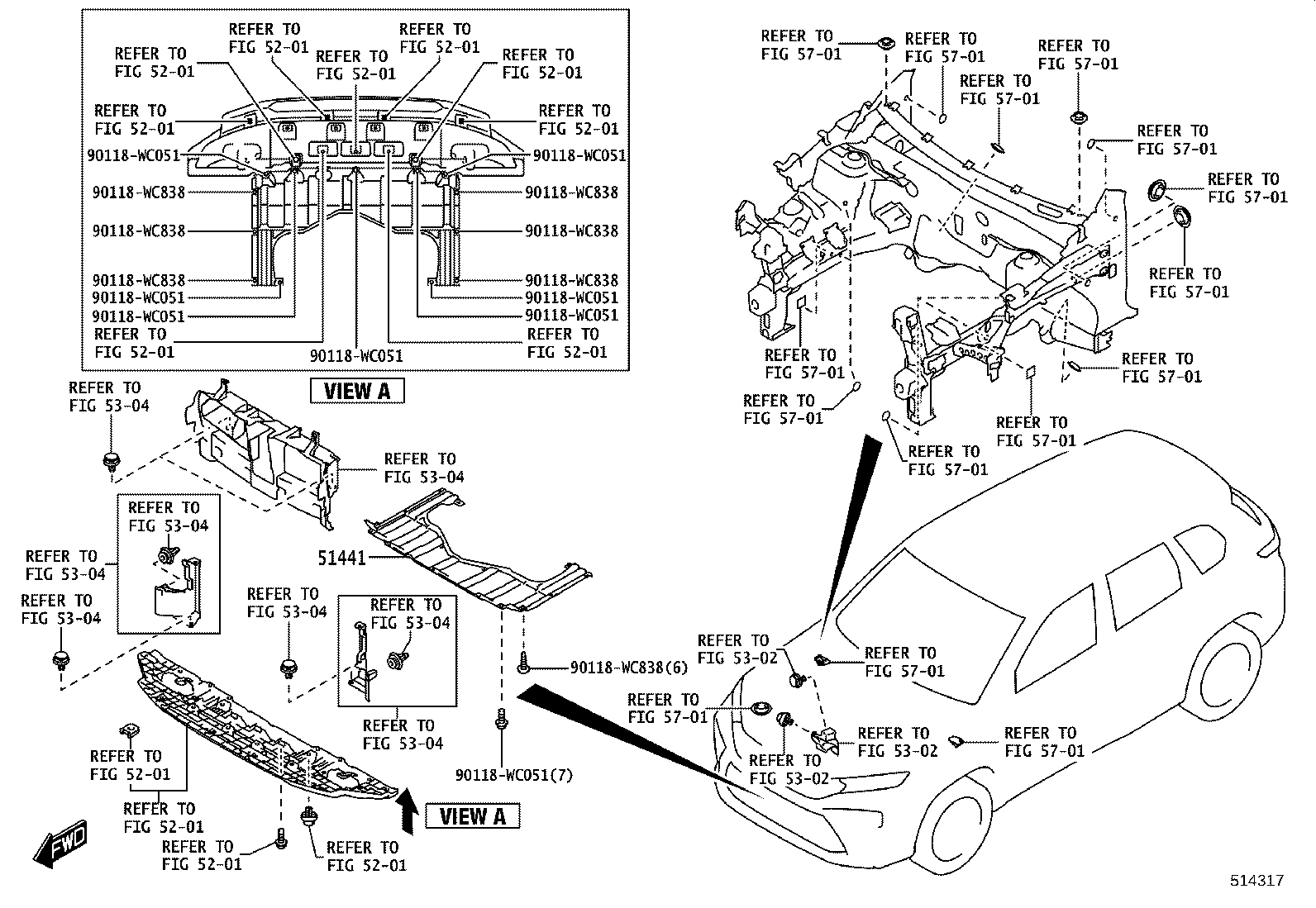 51201-WC005 CROSSMEMBER SUB-ASSY, FRAME, FRONT product image