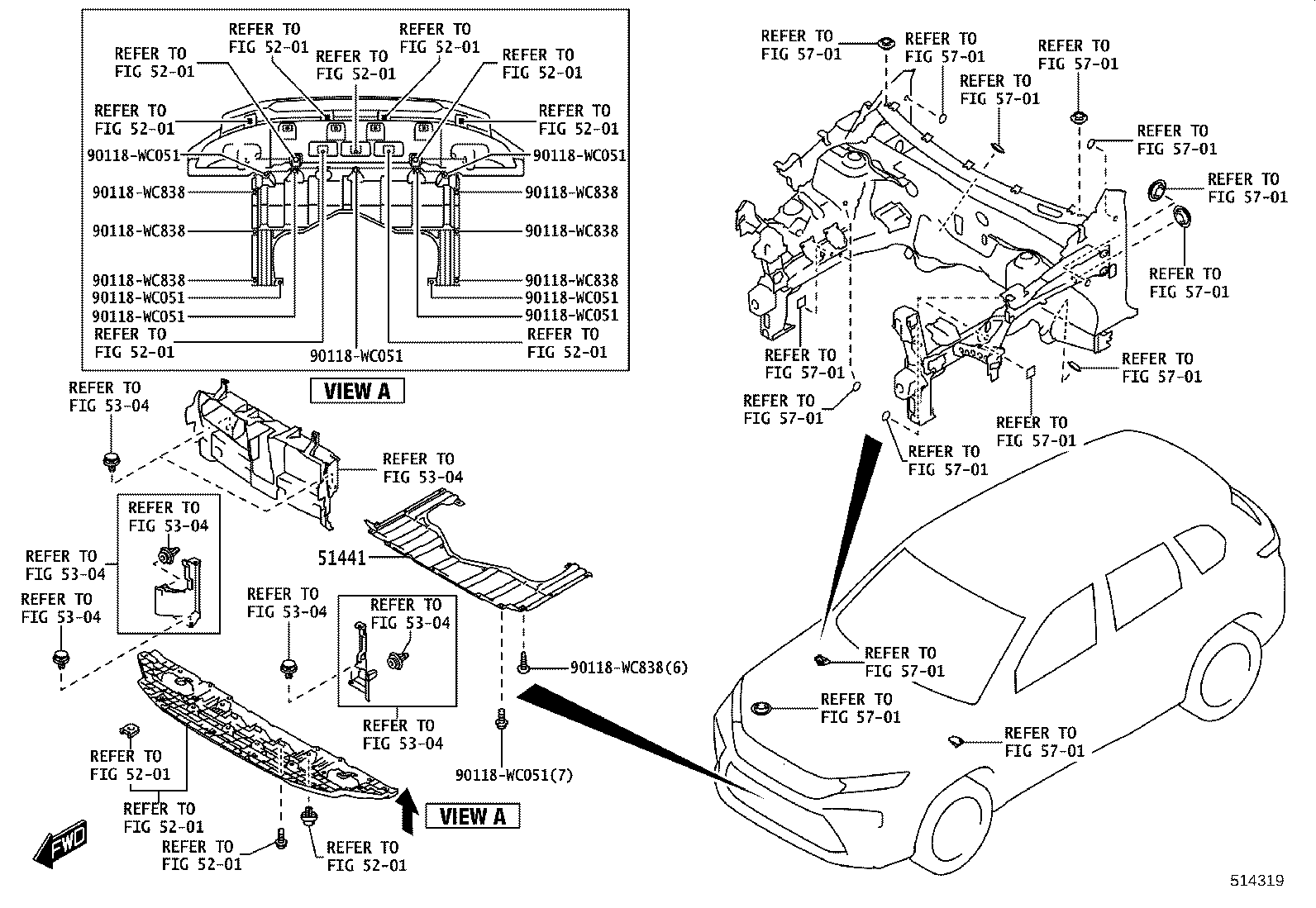 51201-WC005 CROSSMEMBER SUB-ASSY, FRAME, FRONT product image