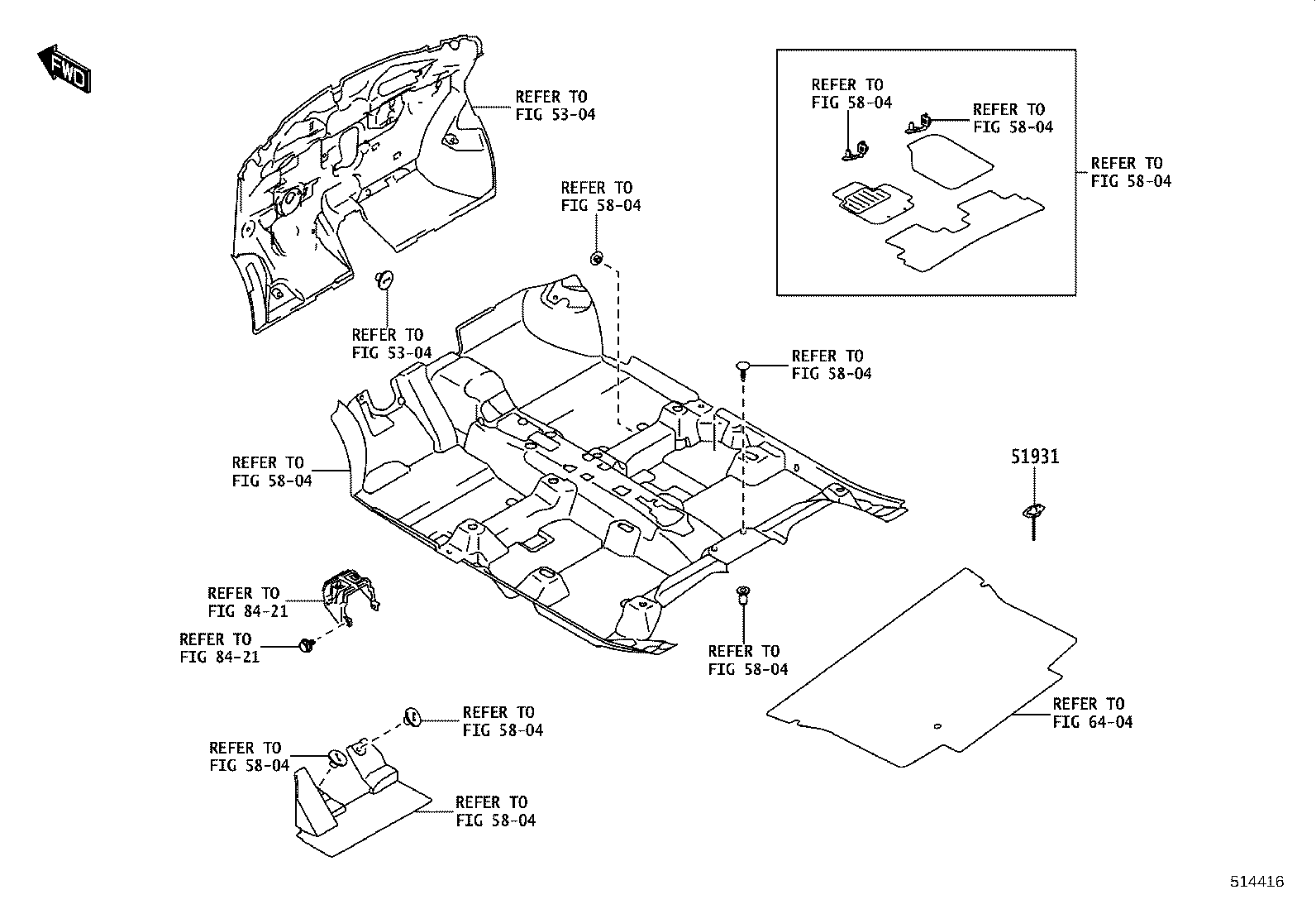 51931-WC006 CARRIER, SPARE WHEEL, NO.1 product image