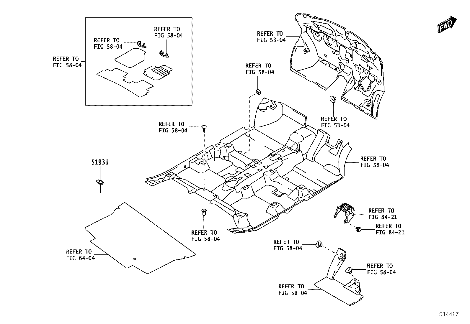 51931-WC006 CARRIER, SPARE WHEEL, NO.1 product image