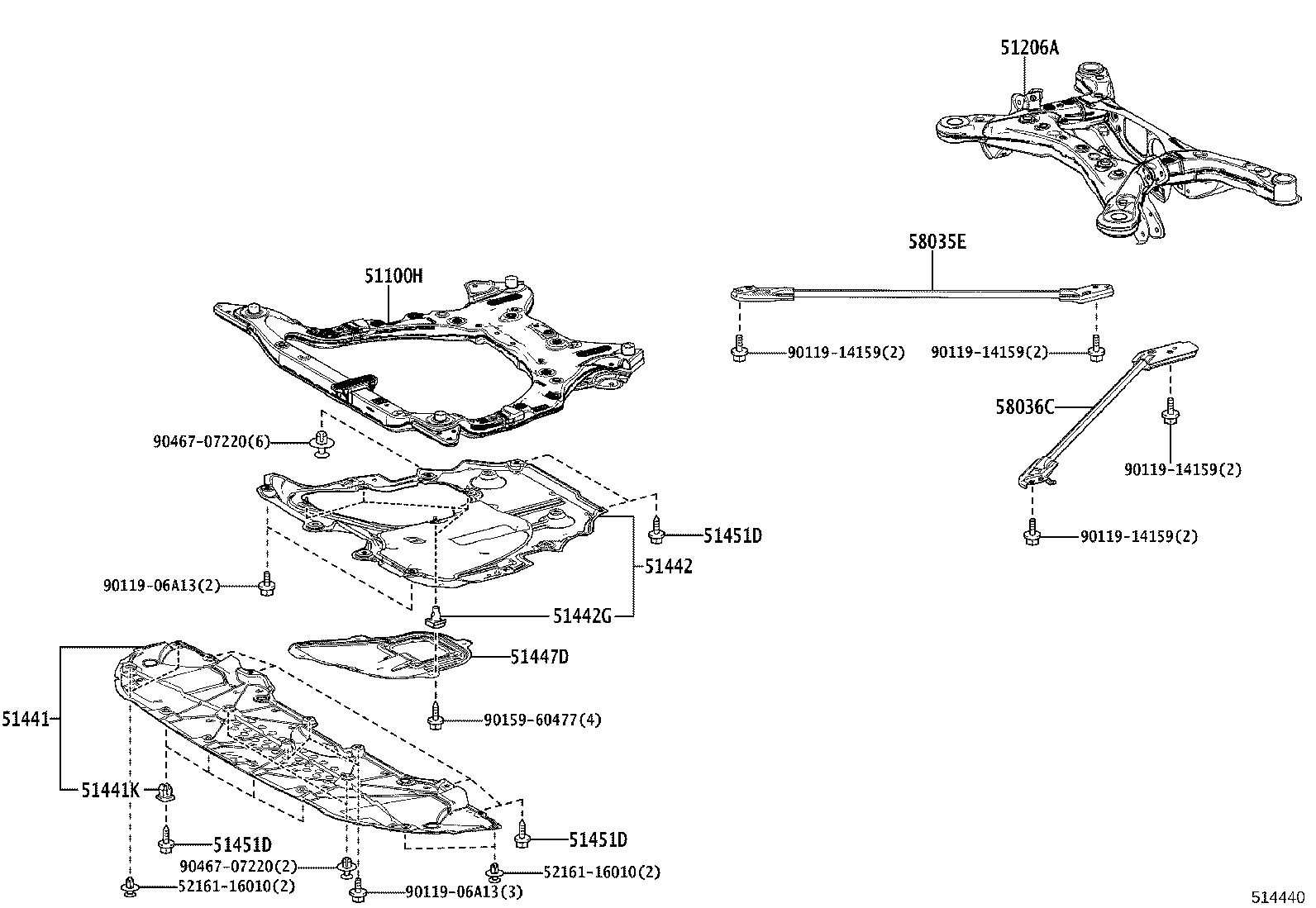 51408-V2030 COVER, FRONT FLOOR, RH product image