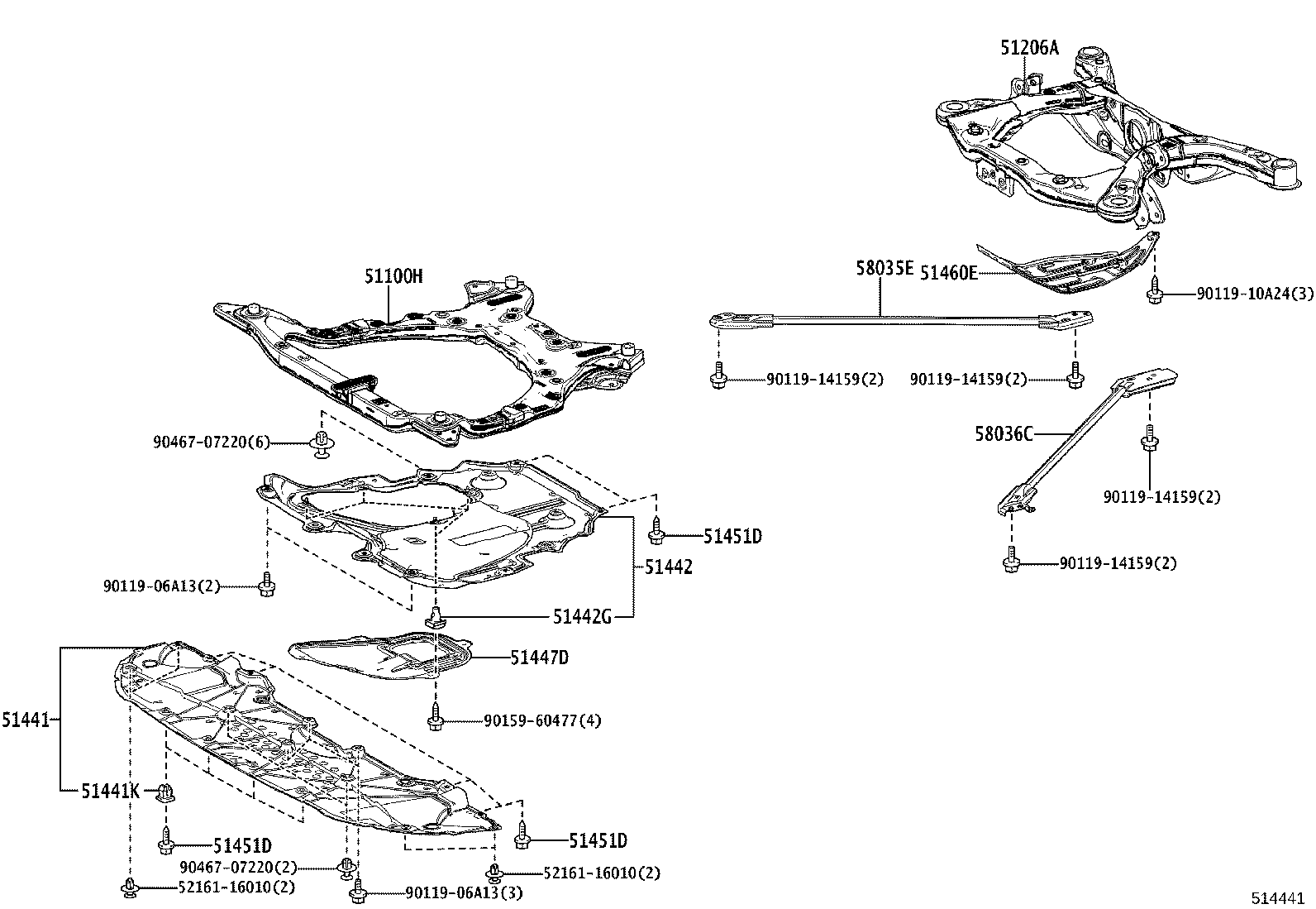 51408-V2030 COVER, FRONT FLOOR, RH product image
