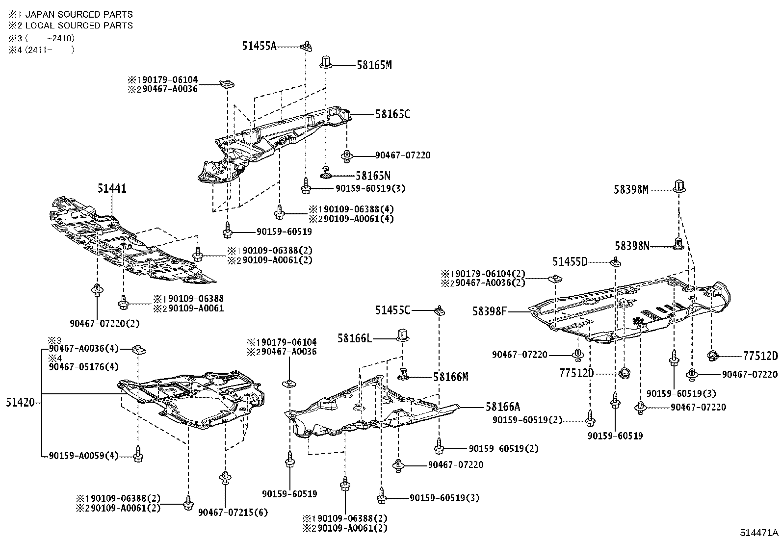 Thumbnail 4 for 51100-0E140