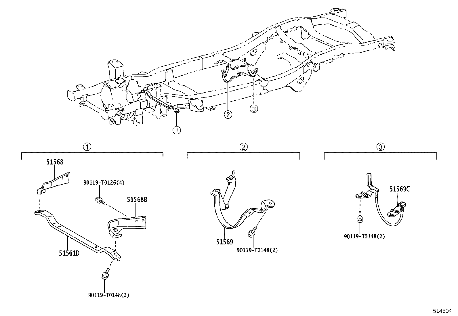 51001-KKF02 FRAME SUB-ASSY product image